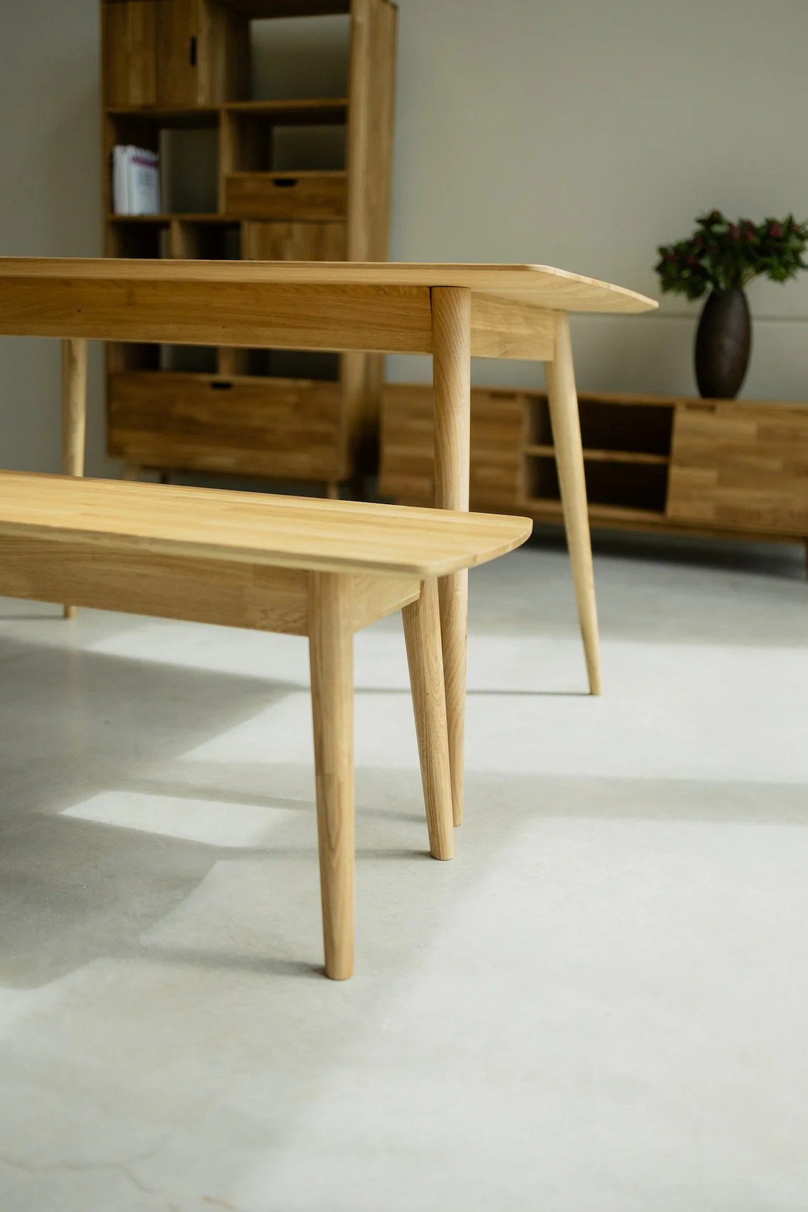 Banco de madera maciza de roble Escandi | NordicStory - Image 8