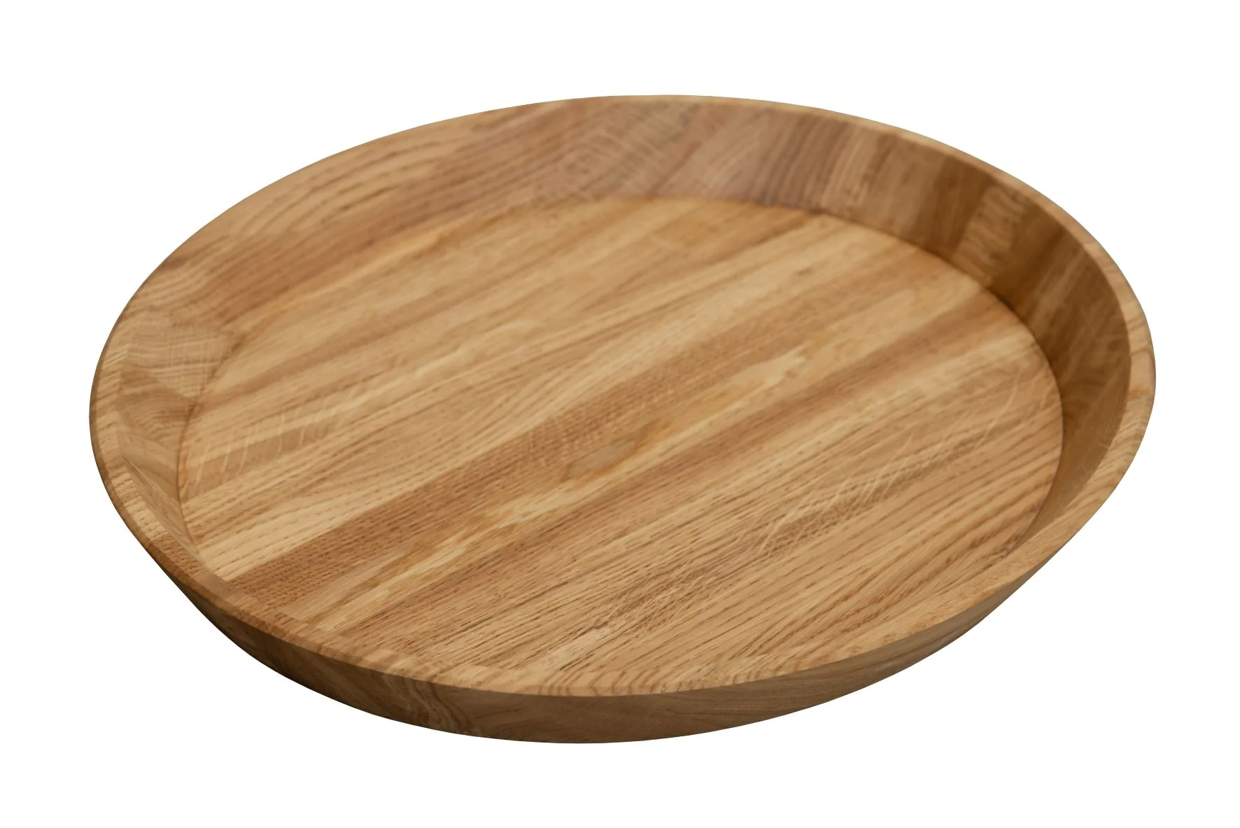Bandeja decorativa ovalada de madera maciza roble | NordicStory - Image 10
