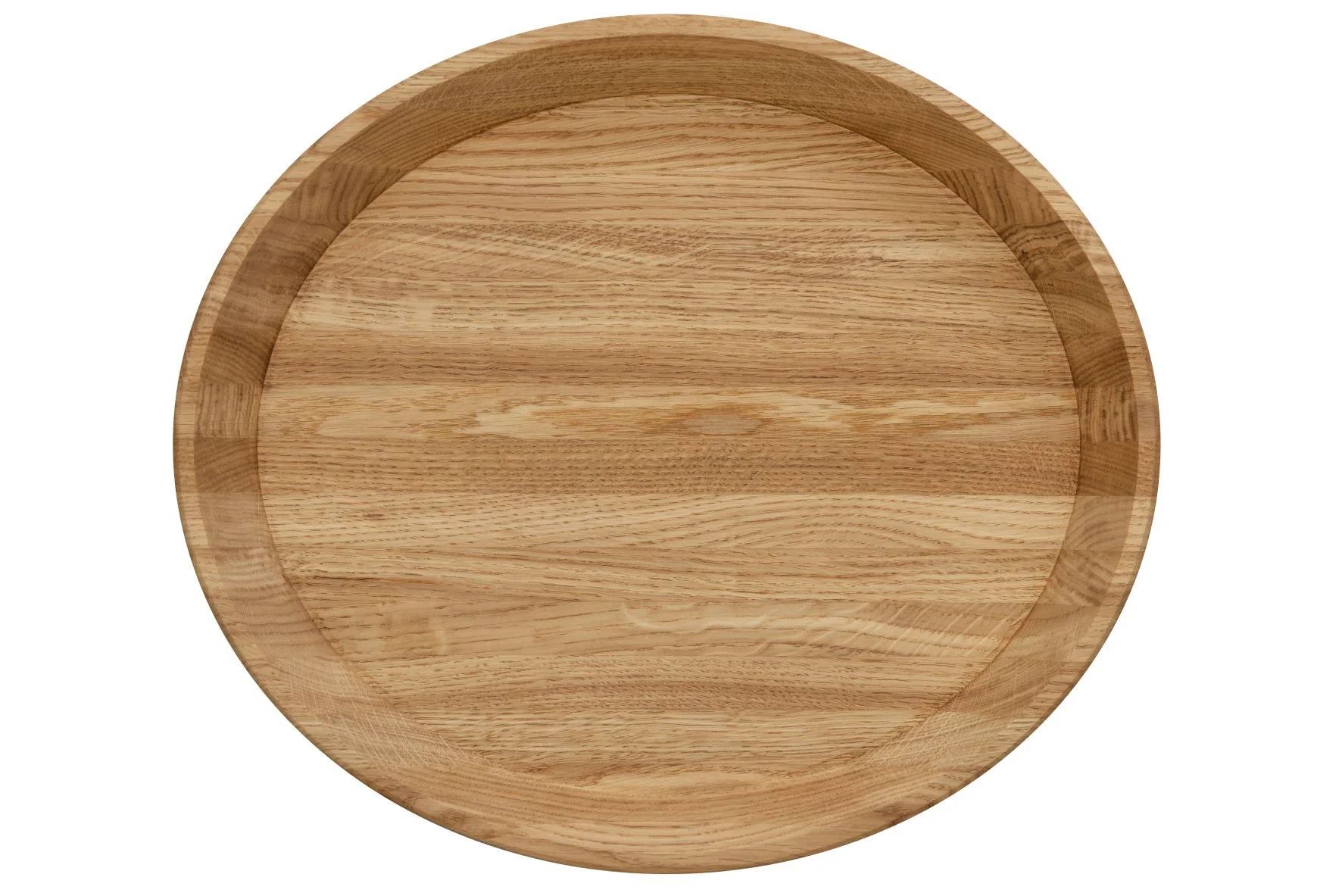 Bandeja decorativa ovalada de madera maciza roble | NordicStory - Image 12