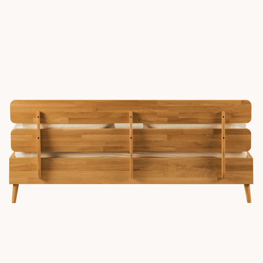 Cama de madera maciza de roble Escandi 2 | NordicStory - Image 4