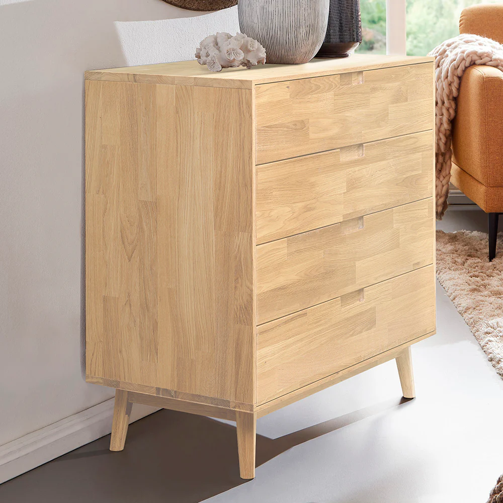 Cómoda de madera maciza de roble Escandi 1 | NordicStory - Image 9
