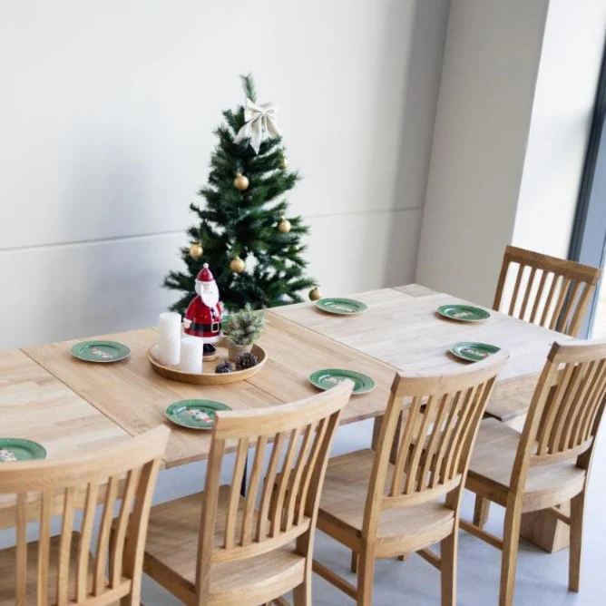 Conjunto mesa de madera maciza Ontario y 6 sillas Provance | NordicStory - Image 3