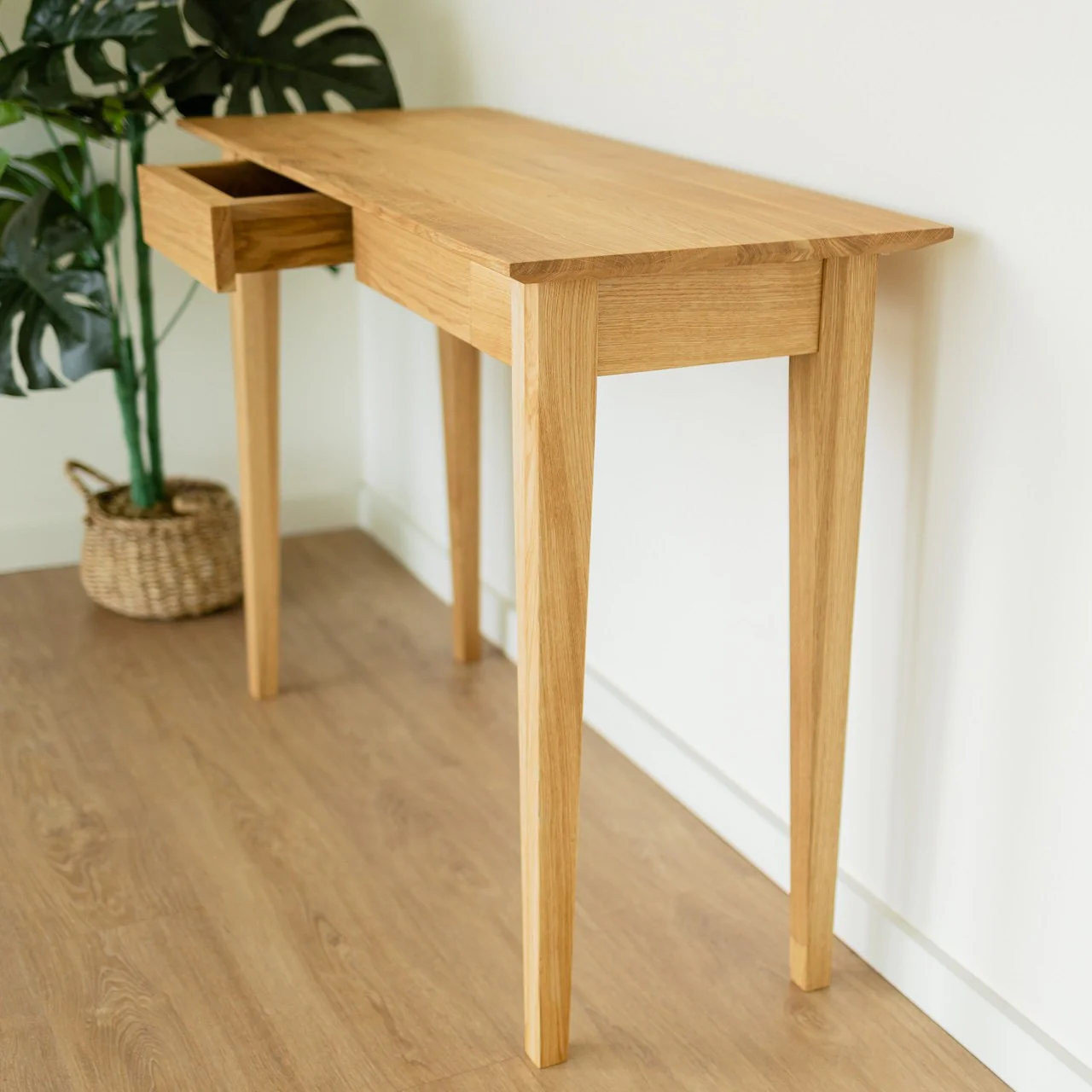 Consola con, 2 cajones de madera maciza de roble Toledo 2 | NordicStory - Image 4