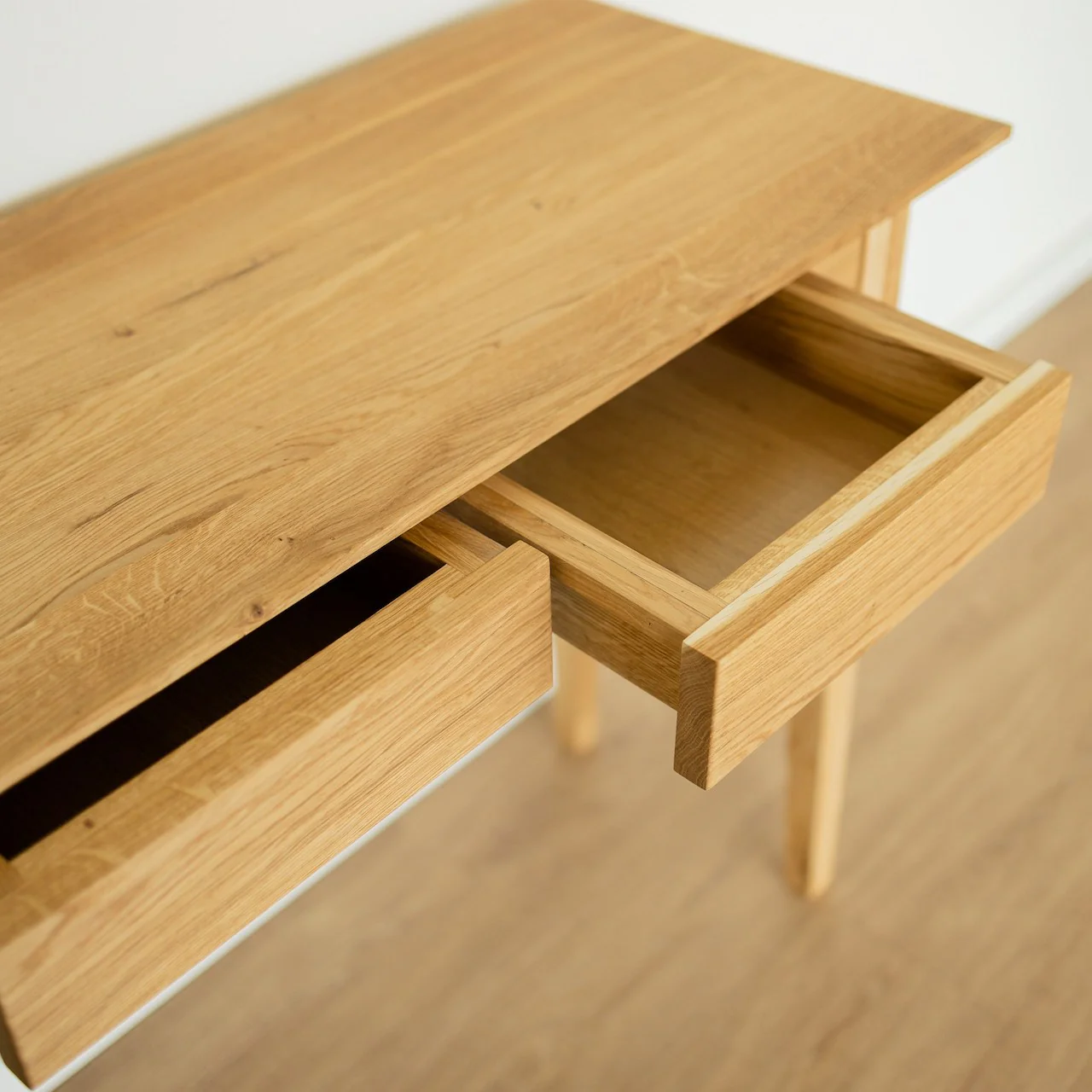 Consola con, 2 cajones de madera maciza de roble Toledo 2 | NordicStory - Image 5