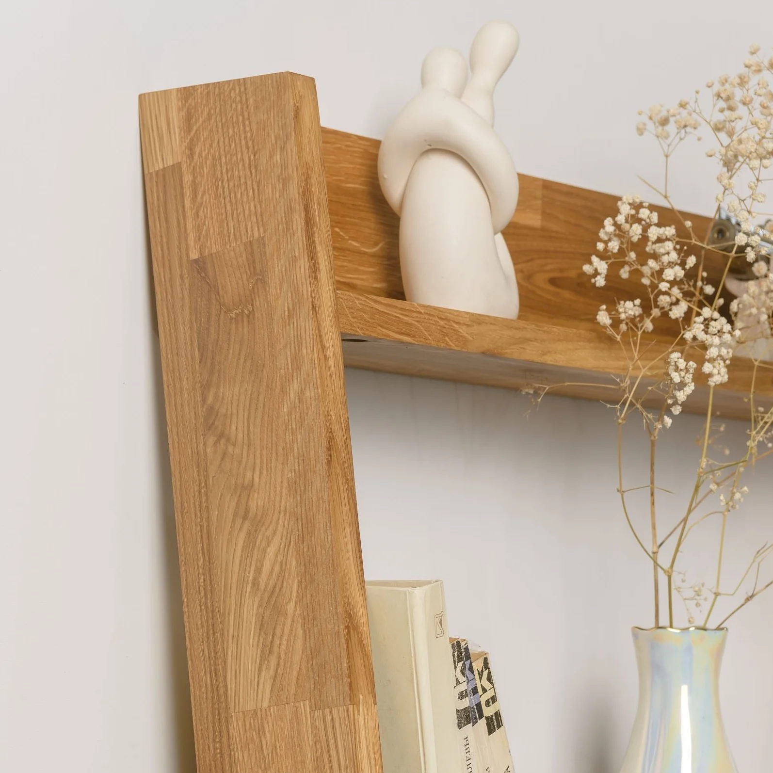 Estanteria Libreria de madera maciza de roble Escandi | NordicStory - Image 3