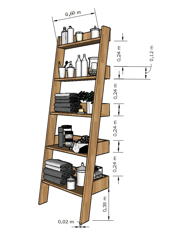 Estanteria Libreria de madera maciza de roble Escandi | NordicStory - Image 9