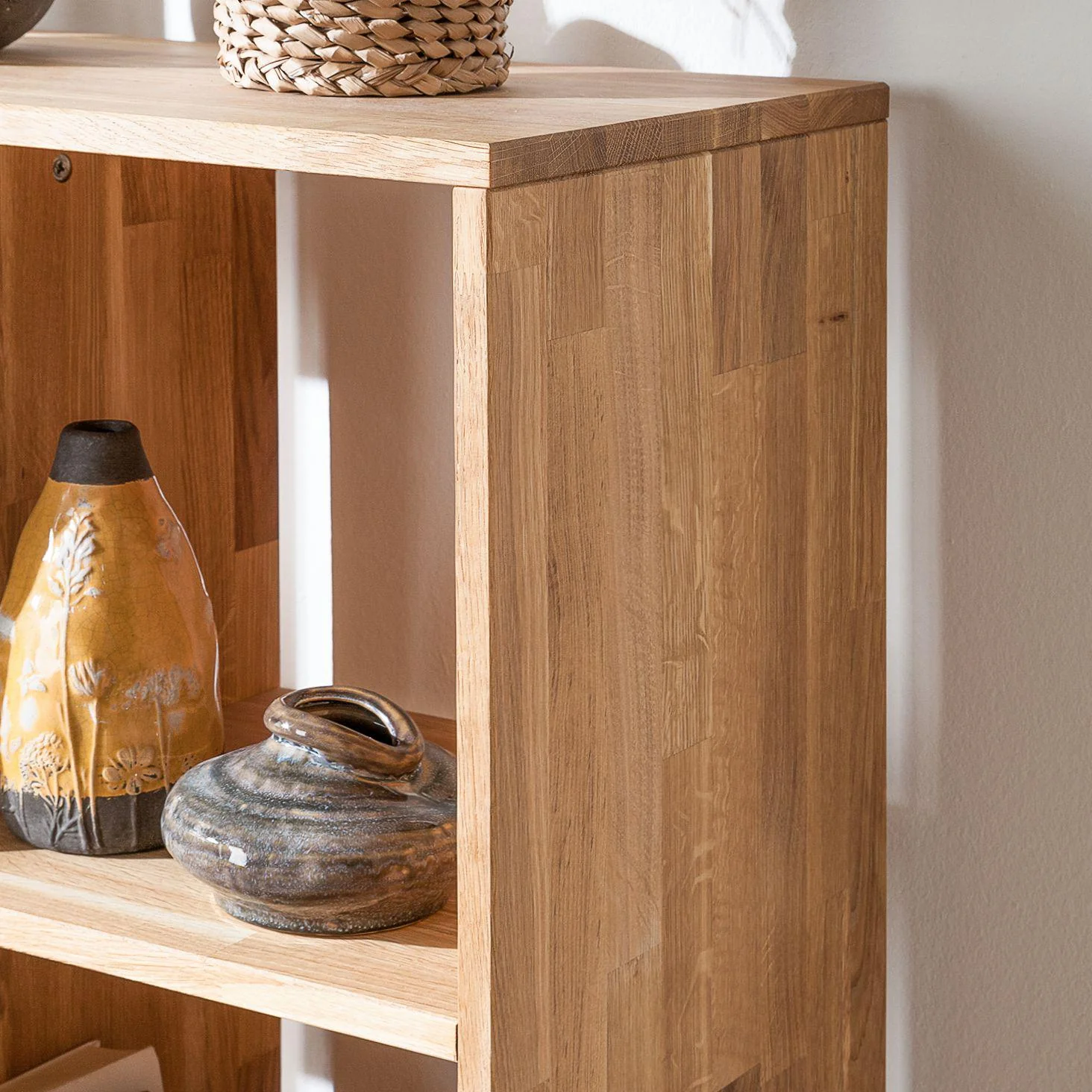 Estanteria Libreria de madera maciza de roble Regal 3 | NordicStory - Image 4