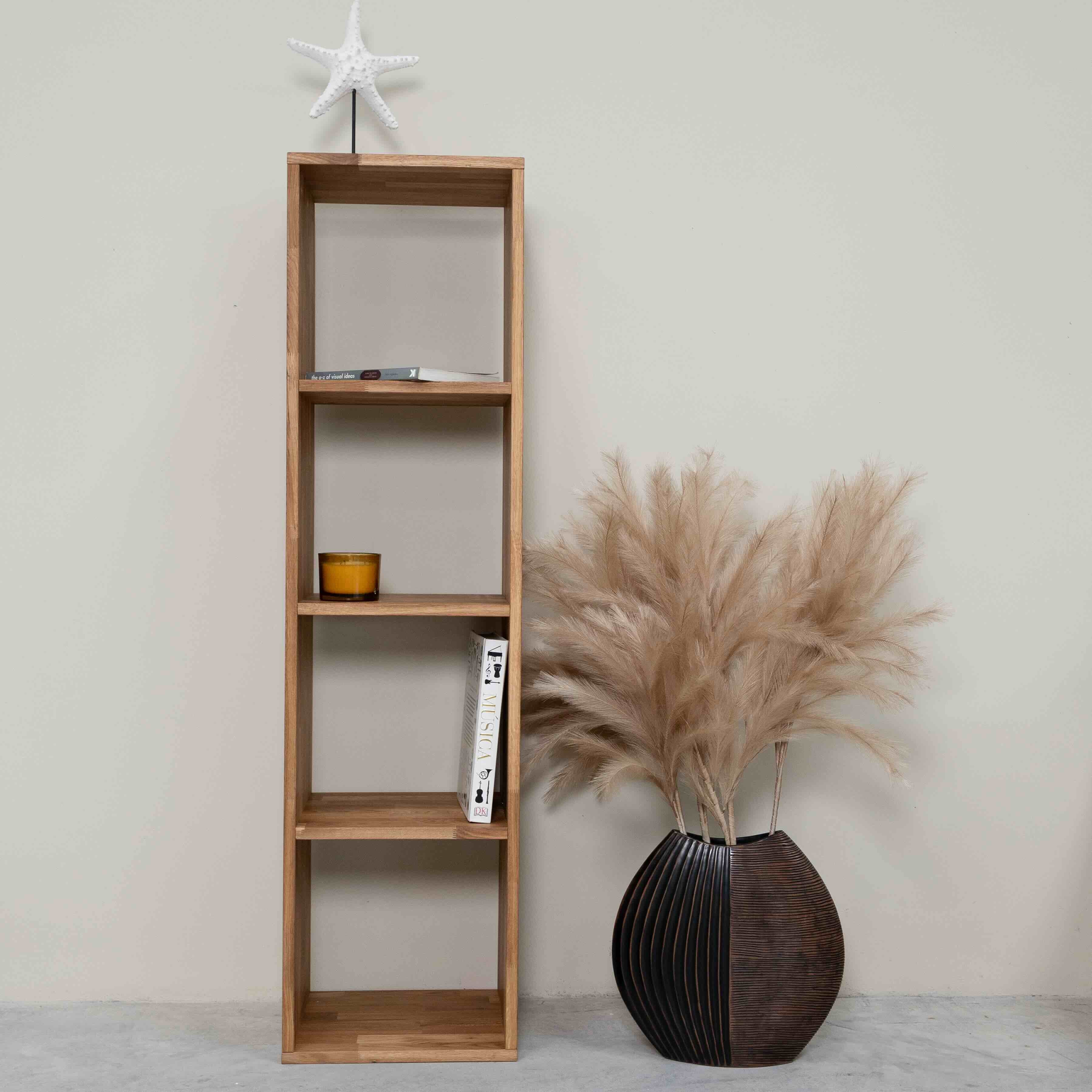 Estanteria Libreria de madera maciza de roble Regal 4 | NordicStory - Image 5