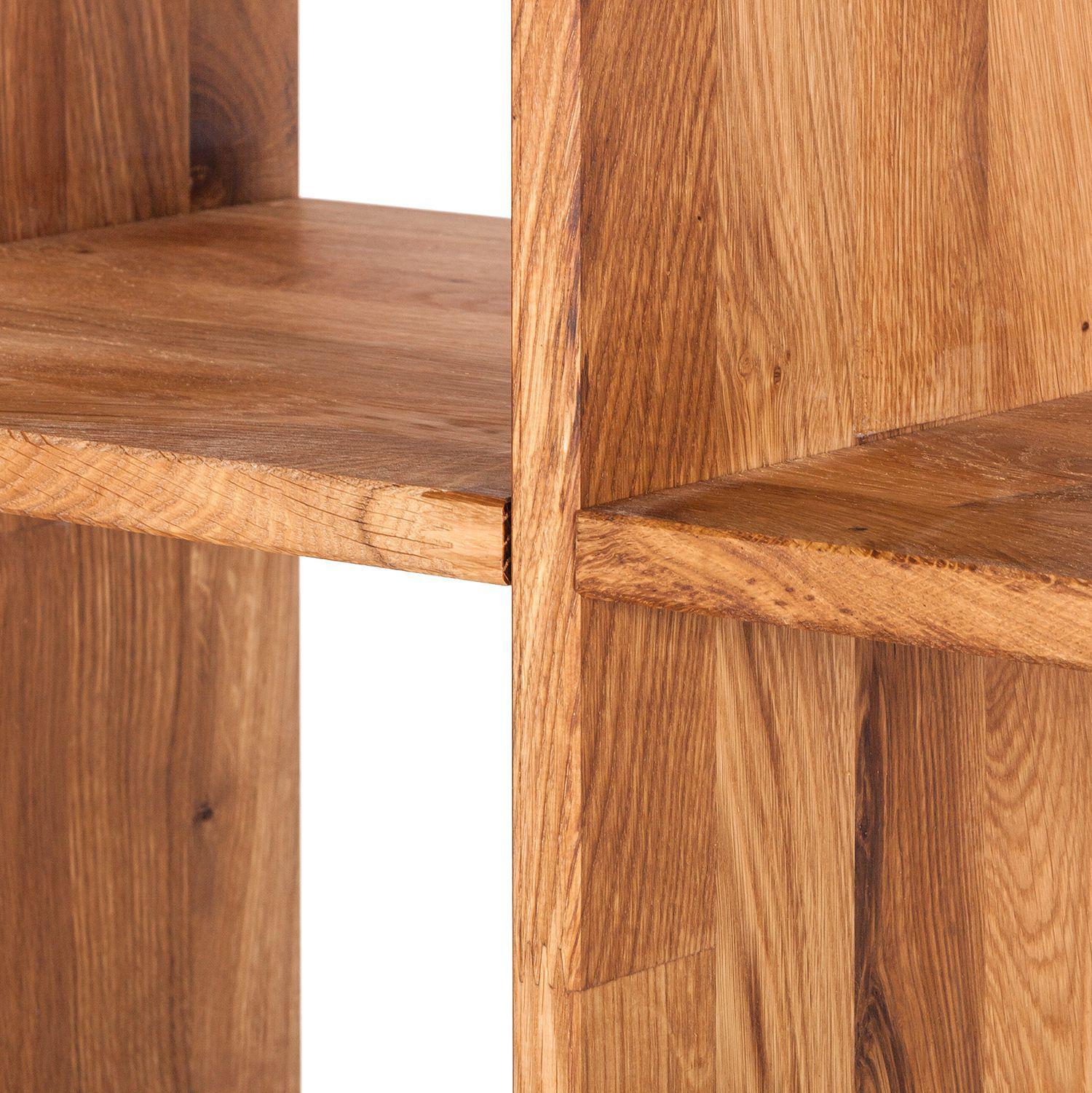 Estanteria Libreria de madera maciza de roble Regal 5x5 | NordicStory - Image 6