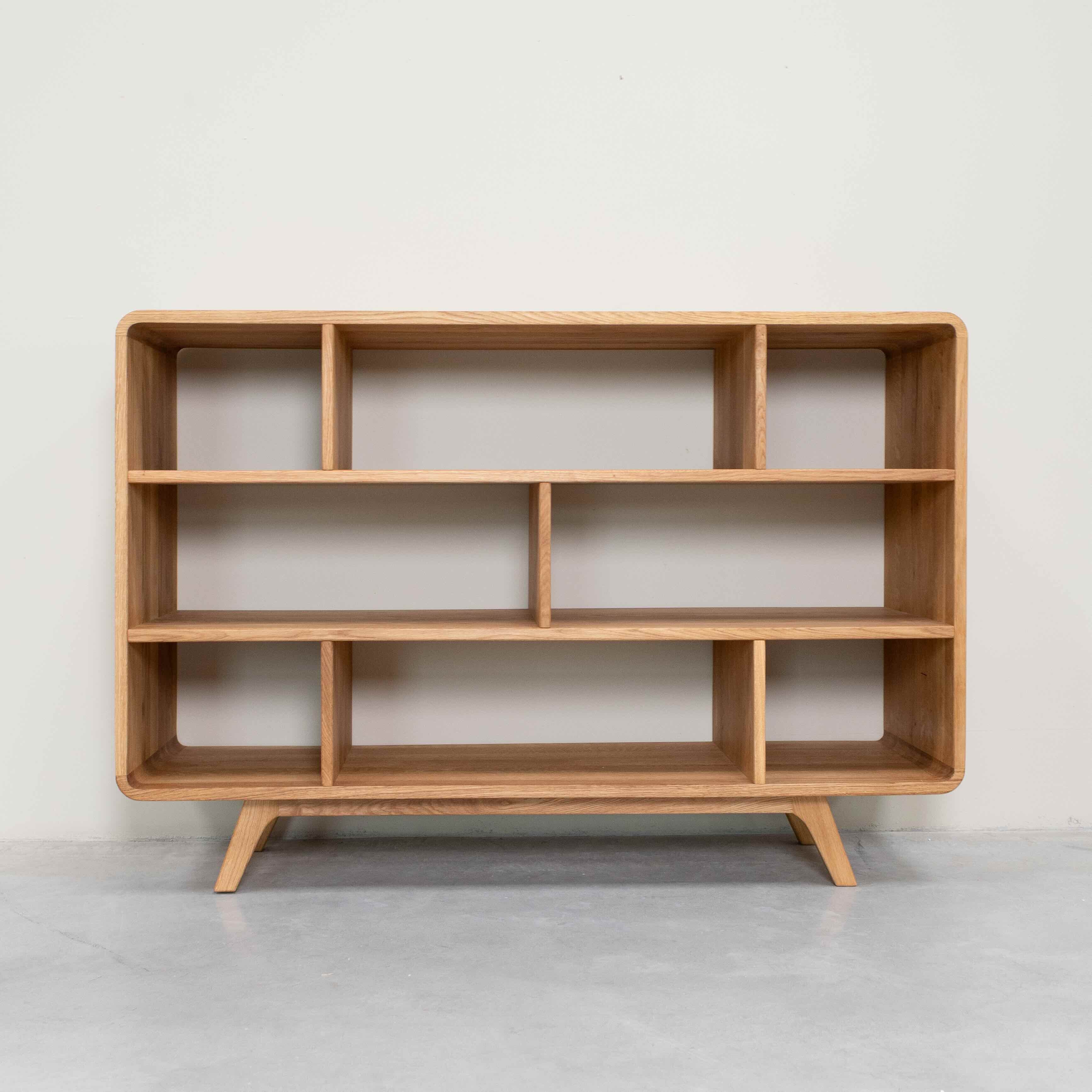 Libreria de madera maciza roble Geneva 1 | NordicStory - Image 3