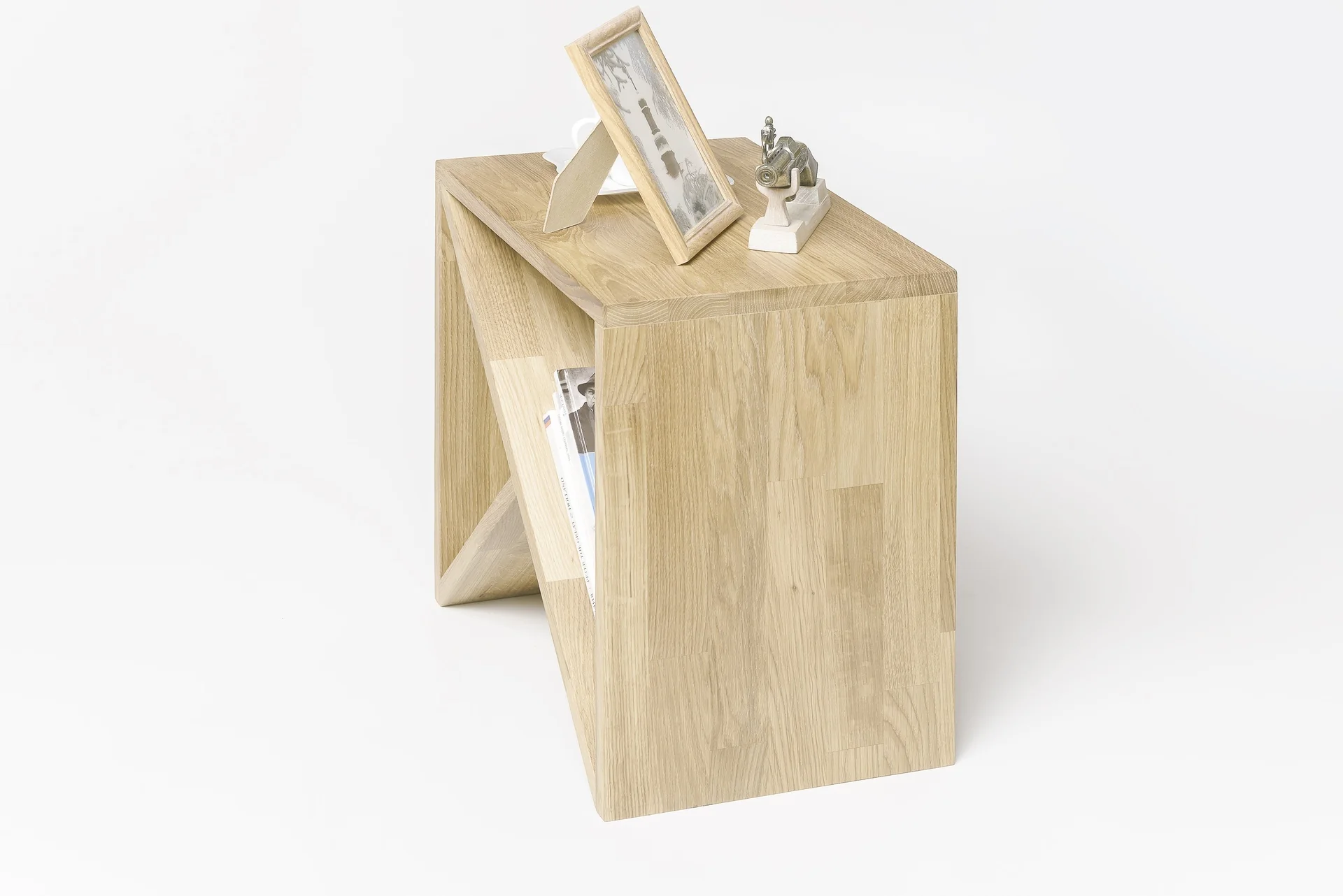 Mesa auxiliar, mesita de noche de madera maciza de roble Denmark | NordicStory - Image 13