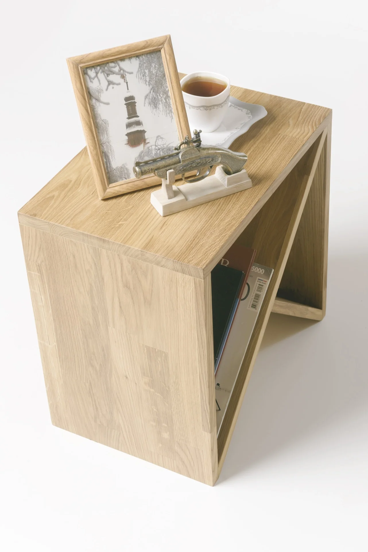 Mesa auxiliar, mesita de noche de madera maciza de roble Denmark | NordicStory - Image 16