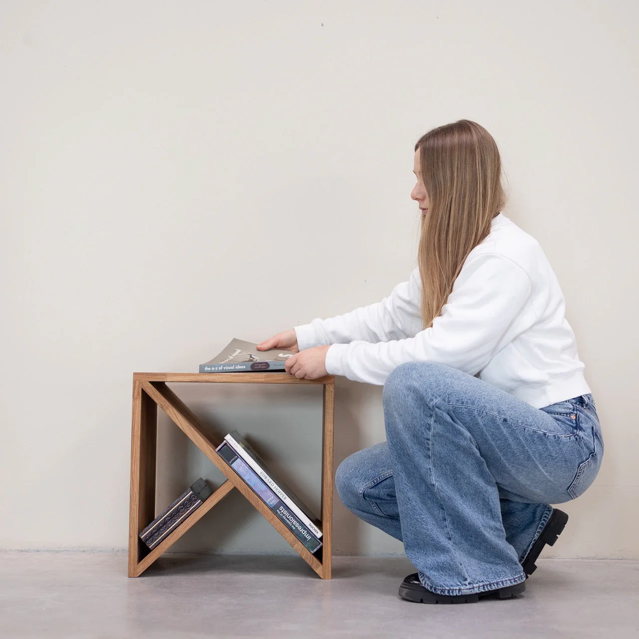 Mesa auxiliar, mesita de noche de madera maciza de roble Denmark | NordicStory - Image 7