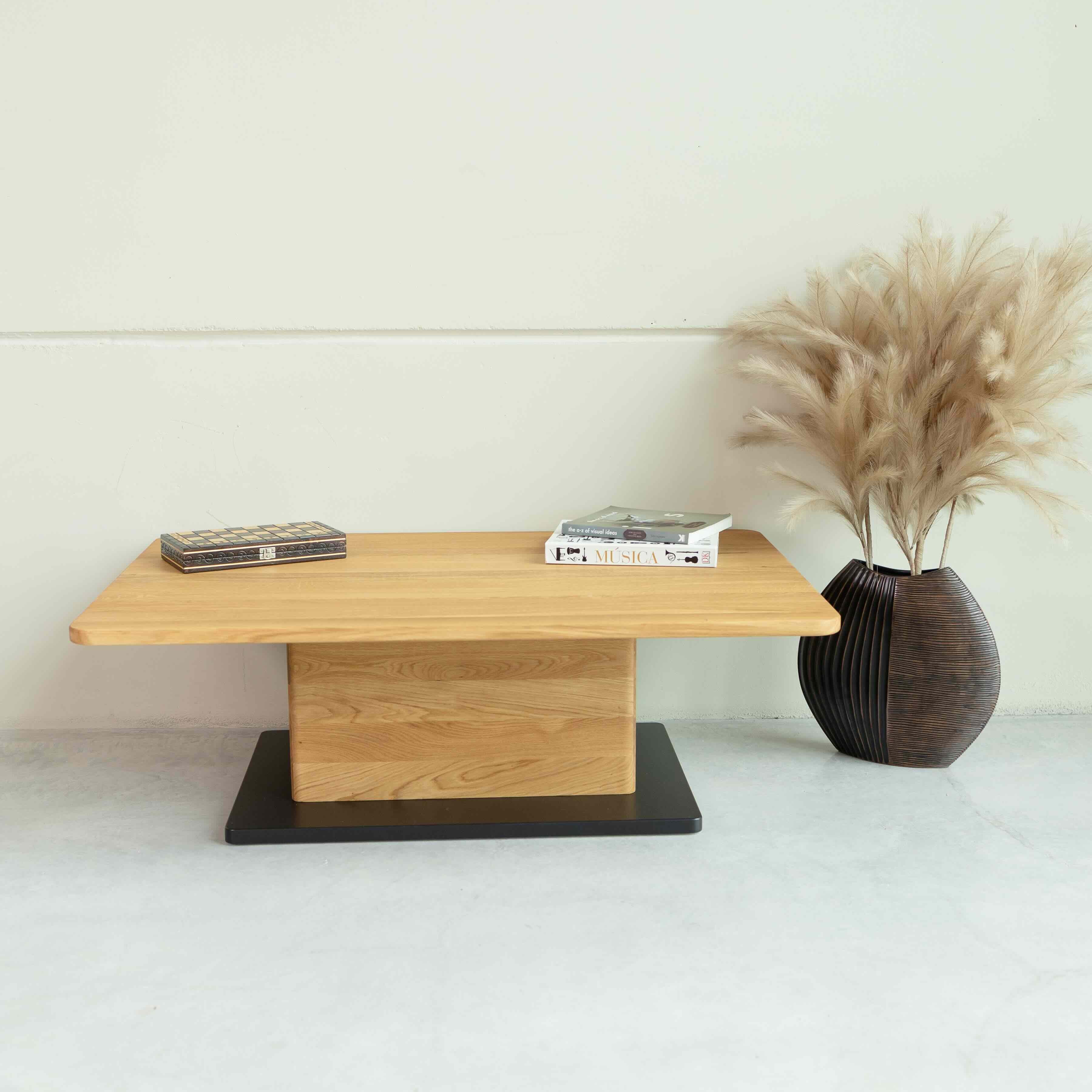 Mesa de centro de madera maciza roble Bremen | NordicStory - Image 3
