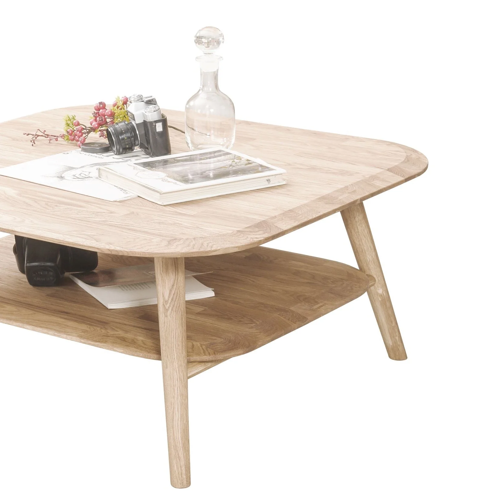 Mesa de centro de madera maciza de roble Escandi 4| NordicStory - Image 5