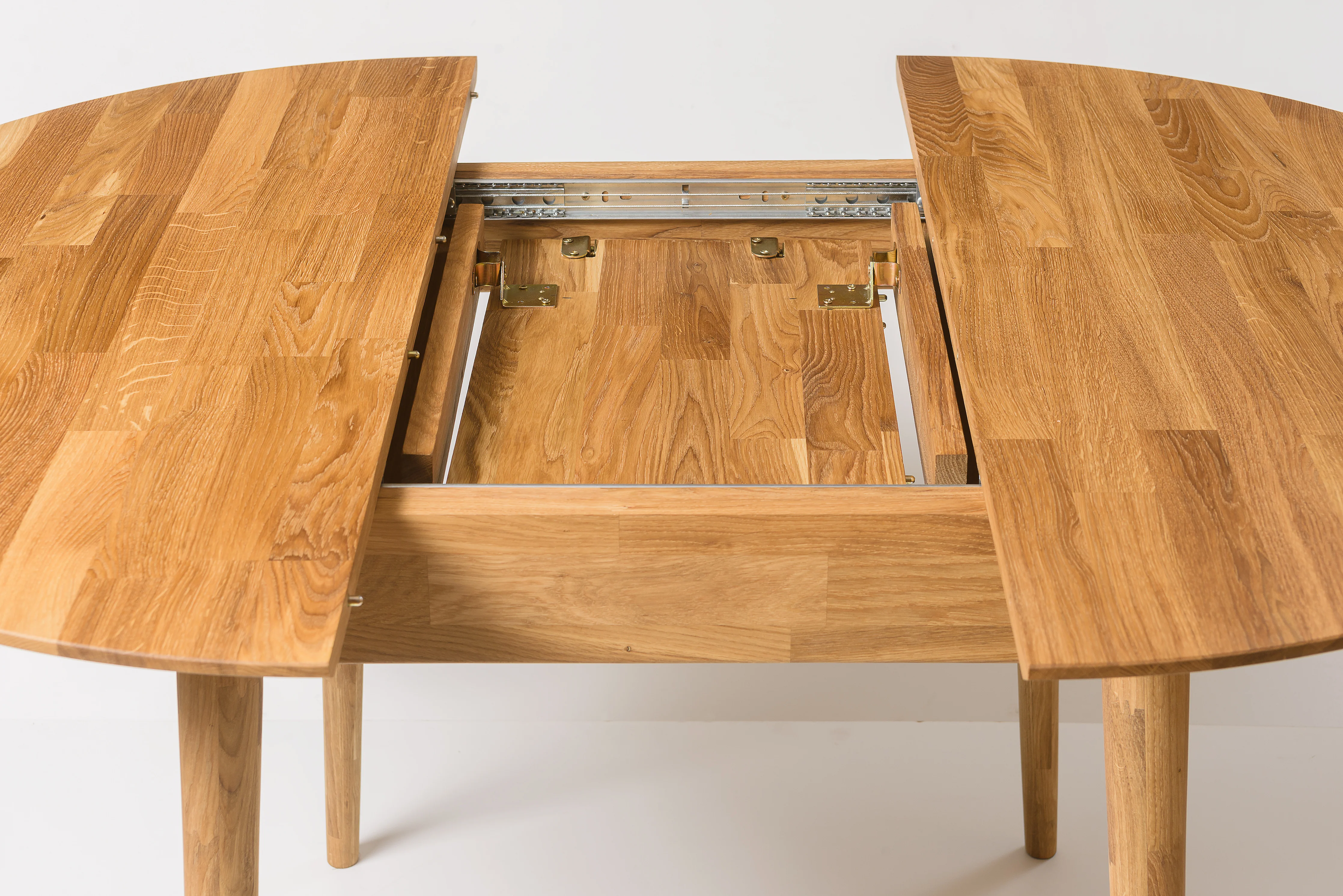 Mesa extensible de comedor de madera maciza de roble Escandi 4 | NordicStory - Image 13