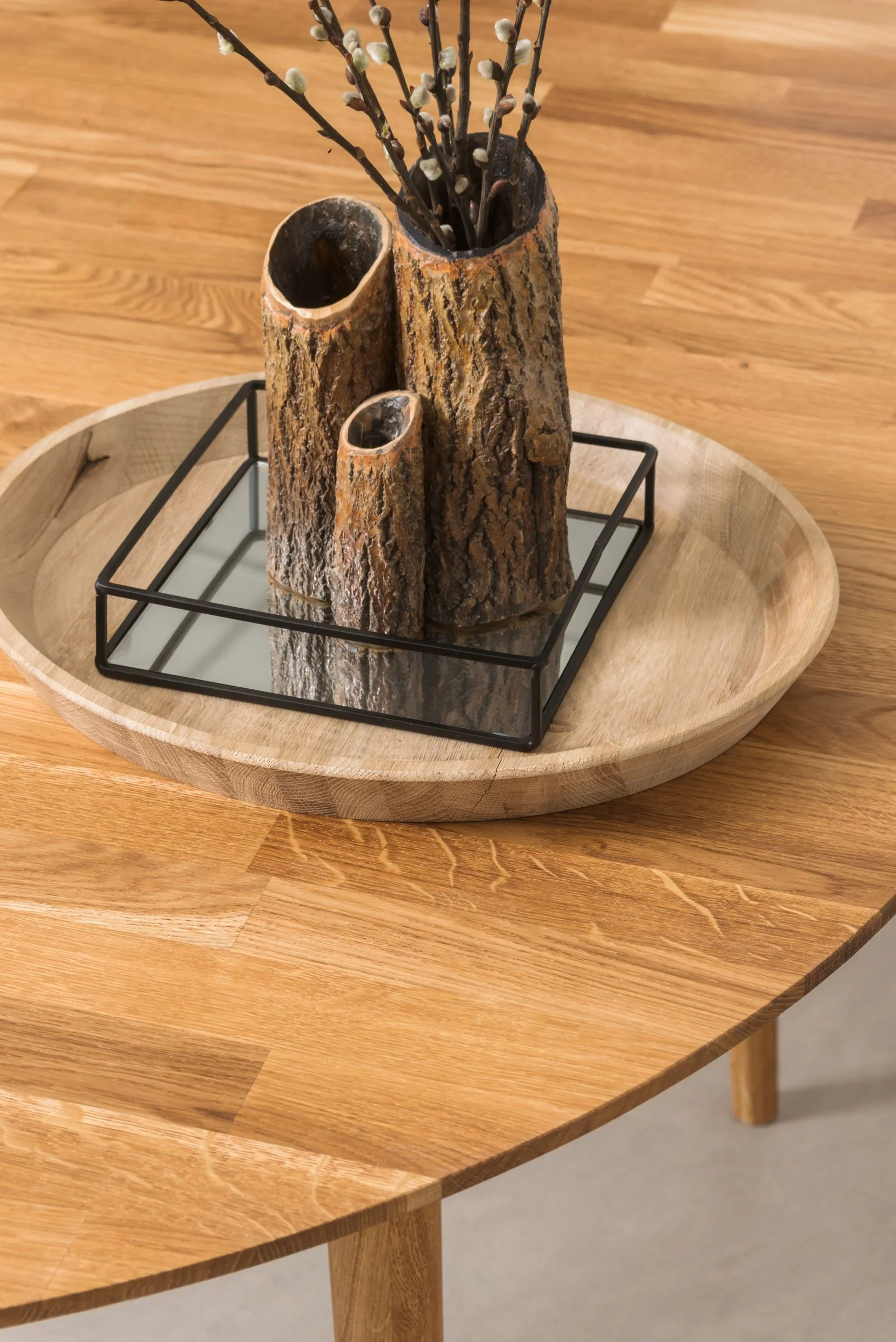 Mesa extensible de comedor de madera maciza de roble Escandi 4 | NordicStory - Image 14