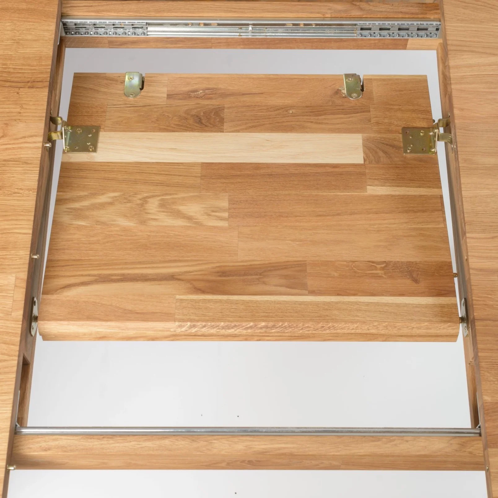 Mesa extensible de comedor de madera maciza de roble France | NordicStory - Image 3