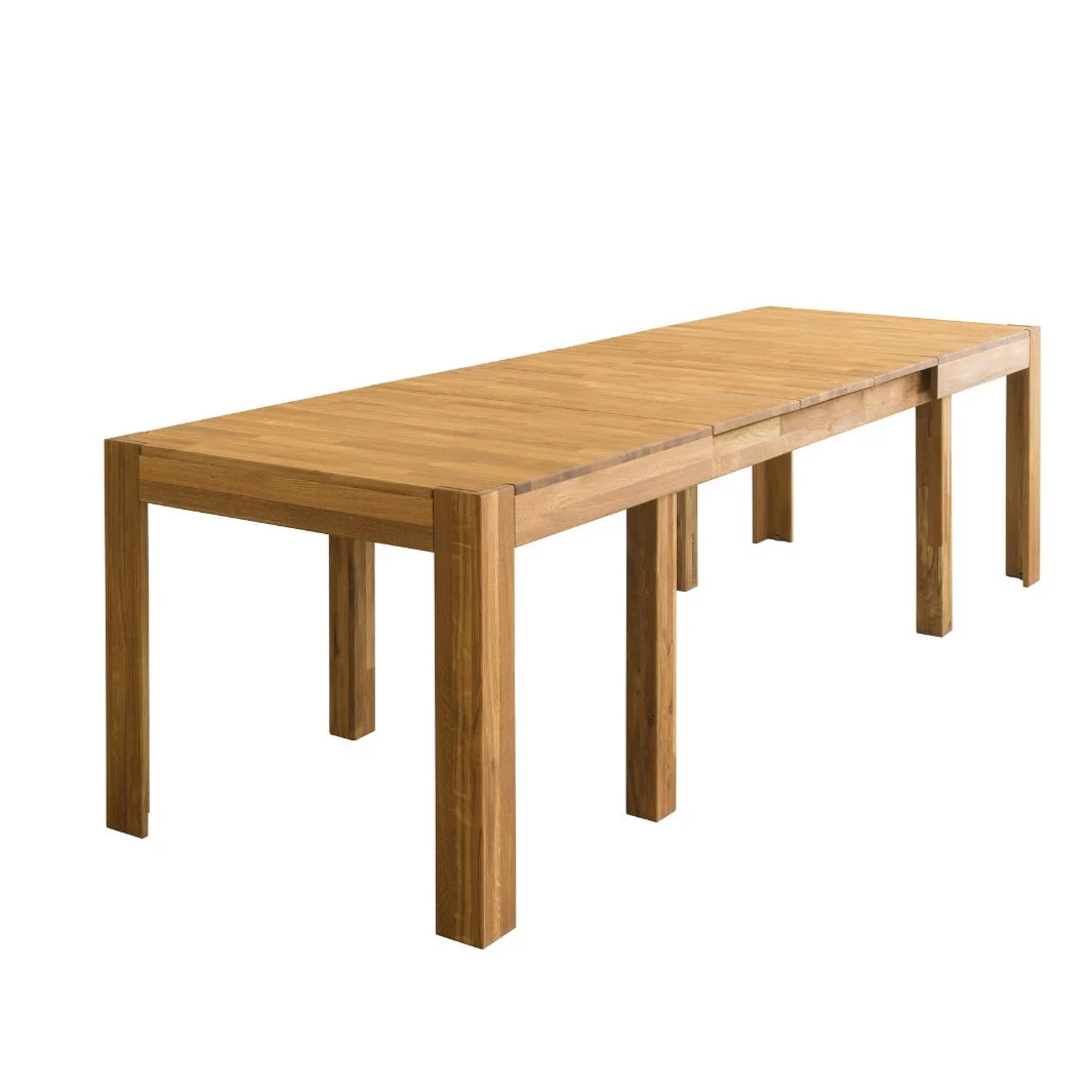 Mesa extensible de comedor de madera maciza de roble XL | NordicStory - Image 13