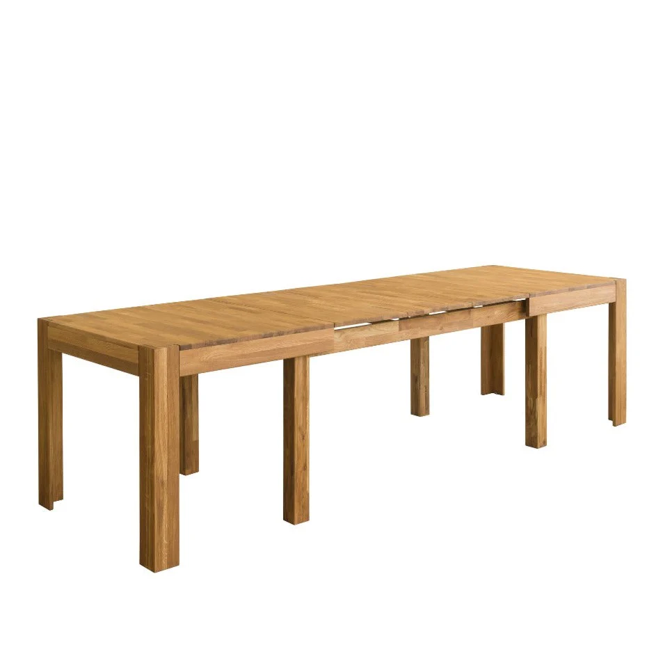 Mesa extensible de comedor de madera maciza de roble XL | NordicStory - Image 17