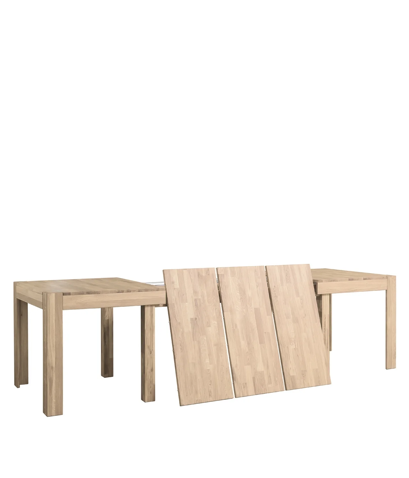 Mesa extensible de comedor de madera maciza de roble XL | NordicStory - Image 21