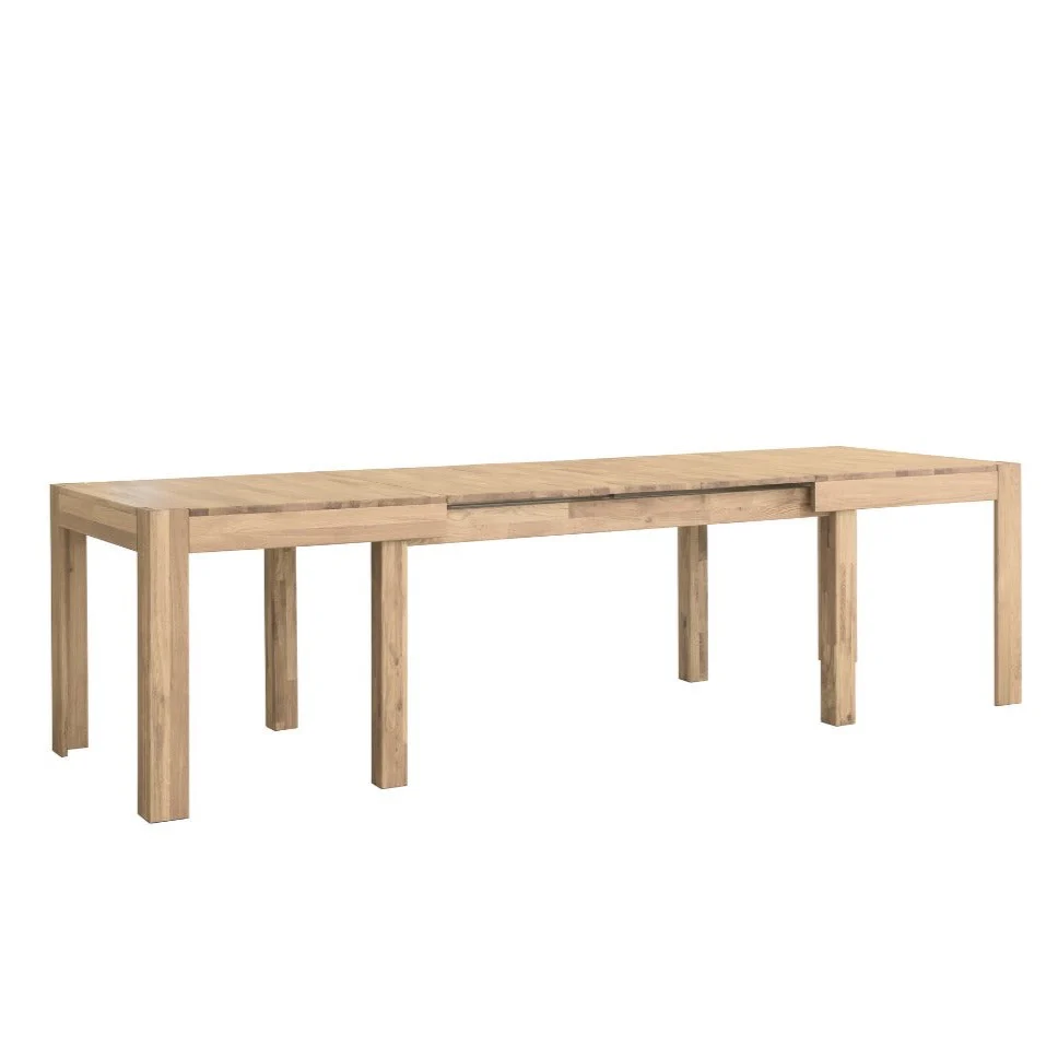 Mesa extensible de comedor de madera maciza de roble XL | NordicStory - Image 23