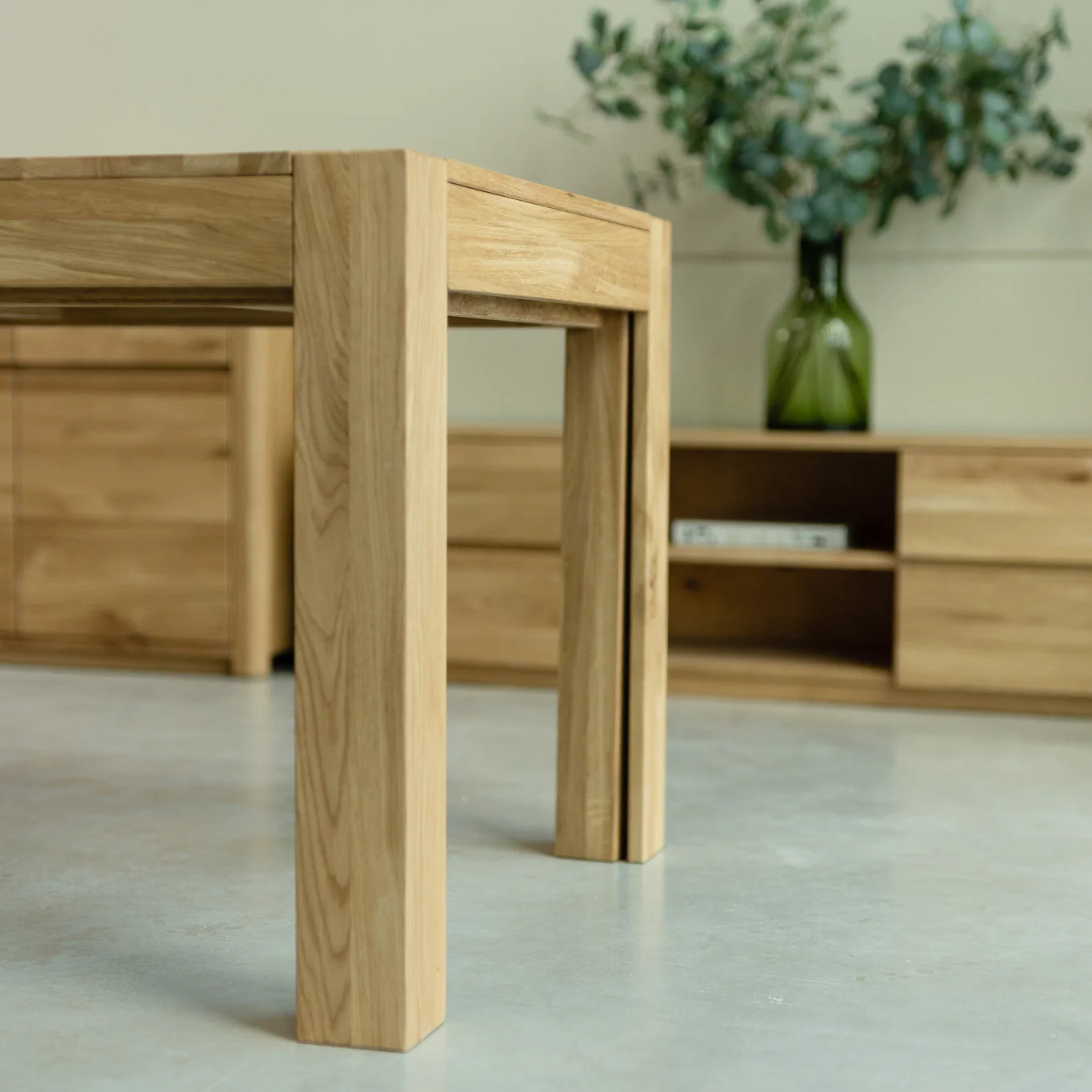 Mesa extensible de comedor de madera maciza de roble XL | NordicStory - Image 4