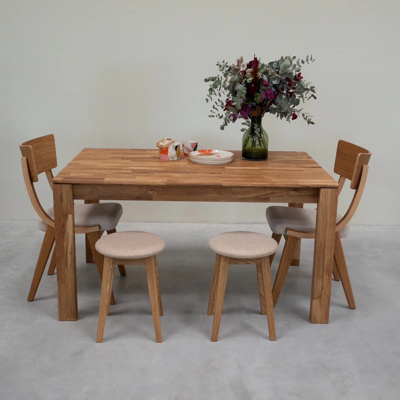Mesa de comedor de madera maciza de roble Mauritz 4 | NordicStory - Image 10