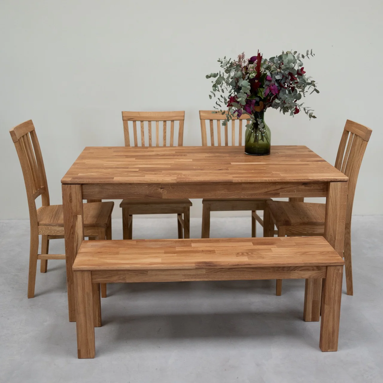 Mesa de comedor de madera maciza de roble Mauritz 4 | NordicStory - Image 8