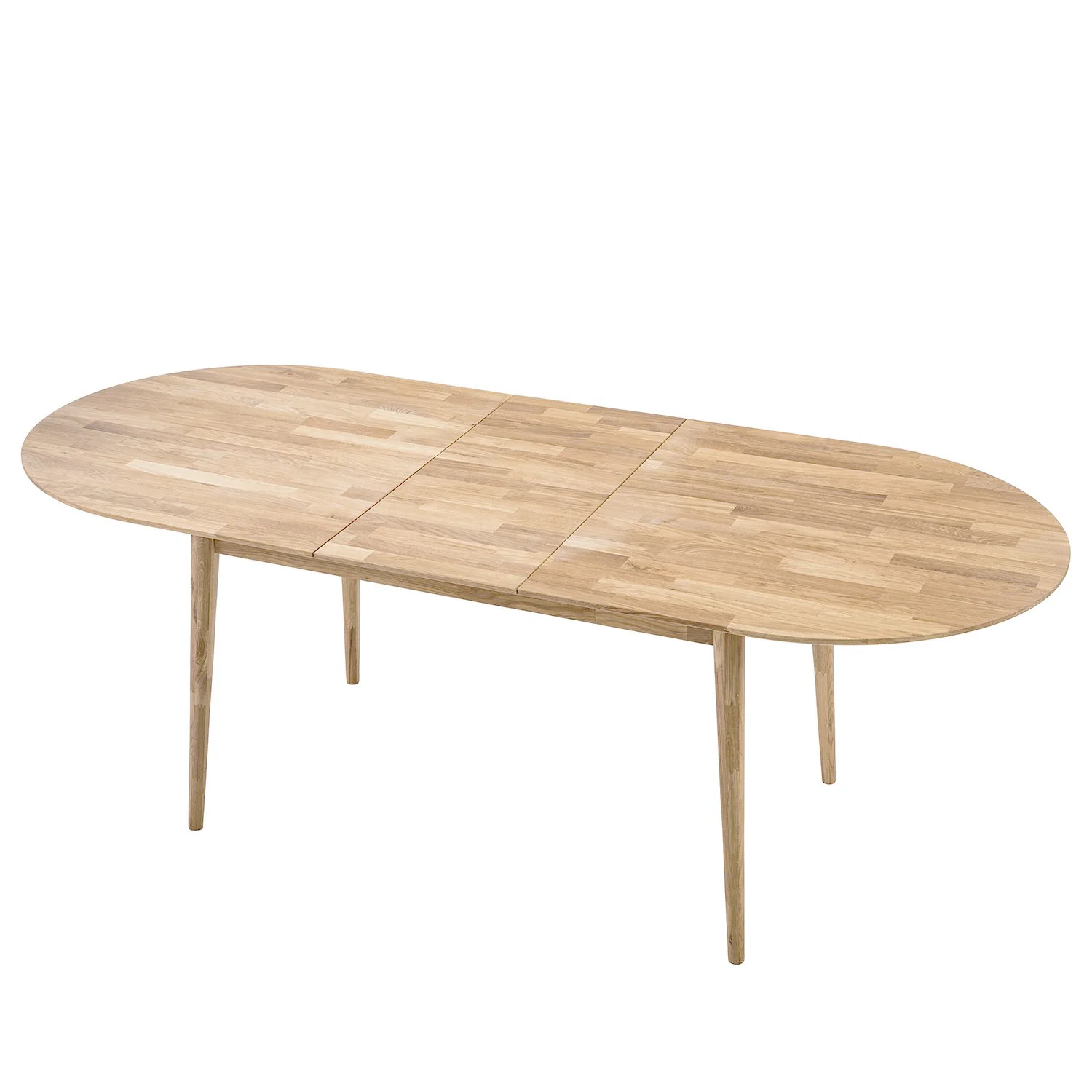 Mesa de comedor ovalada y extensible de madera maciza de roble Escandi 2 | NordicStory - Image 14