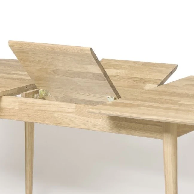 Mesa de comedor ovalada y extensible de madera maciza de roble Escandi 2 | NordicStory - Image 16
