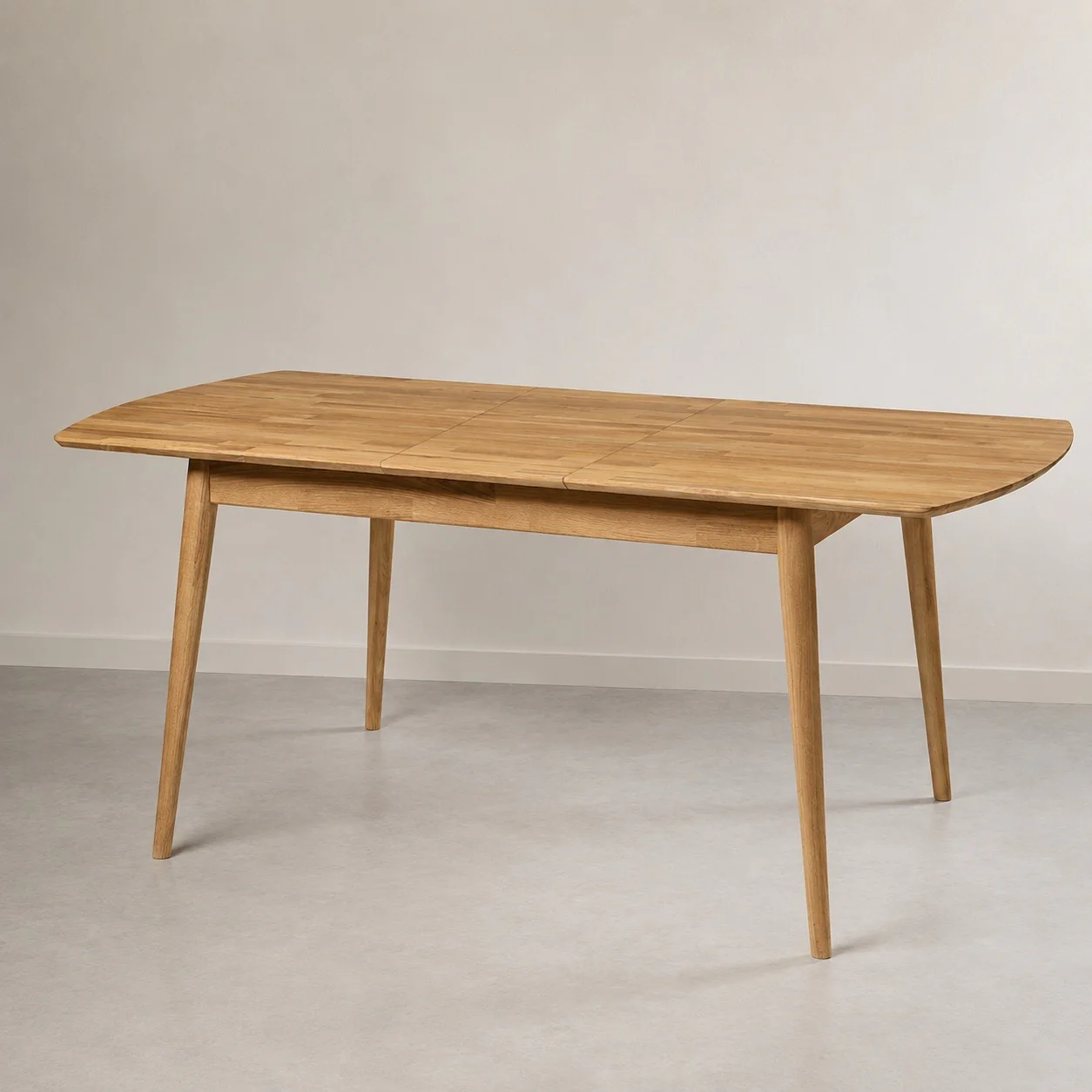 Mesa de comedor rectangular y extensible de madera maciza de roble Escandi | NordicStory - Image 3