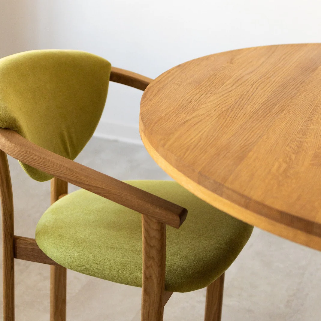 Mesa extensible de comedor de madera maciza de roble MOBY - Image 11