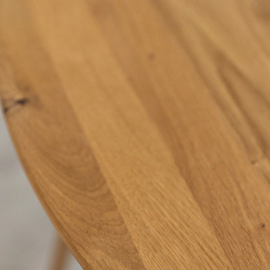 Mesa extensible de comedor de madera maciza de roble MOBY - Image 12