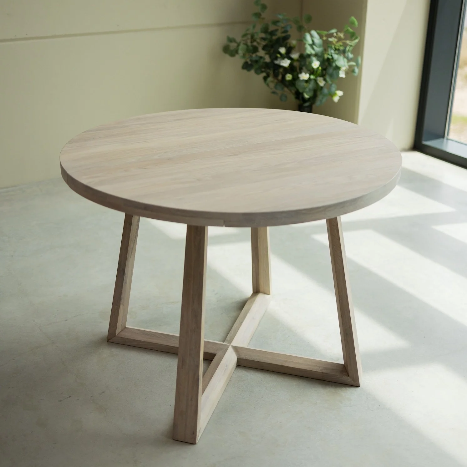 Mesa extensible de comedor de madera maciza de roble MOBY - Image 17