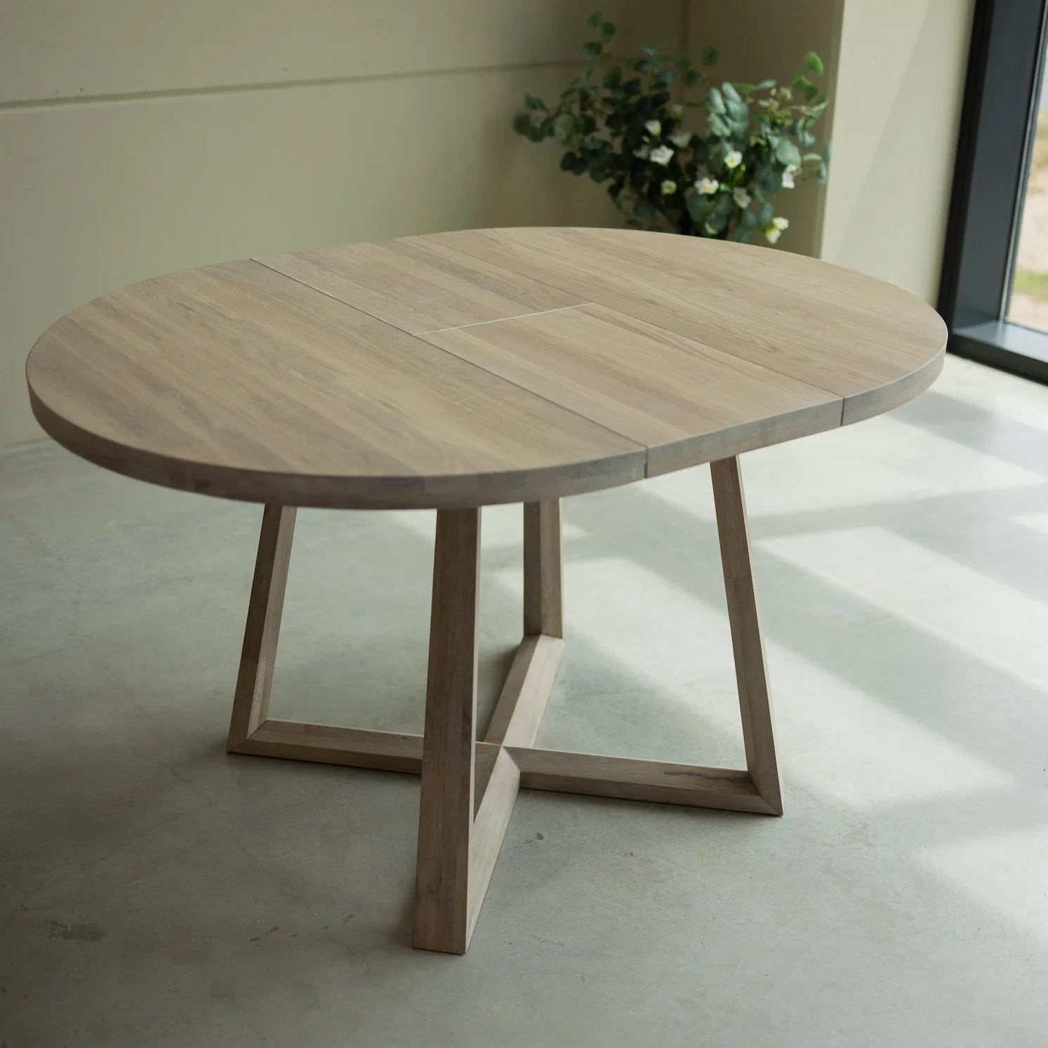 Mesa extensible de comedor de madera maciza de roble MOBY - Image 18