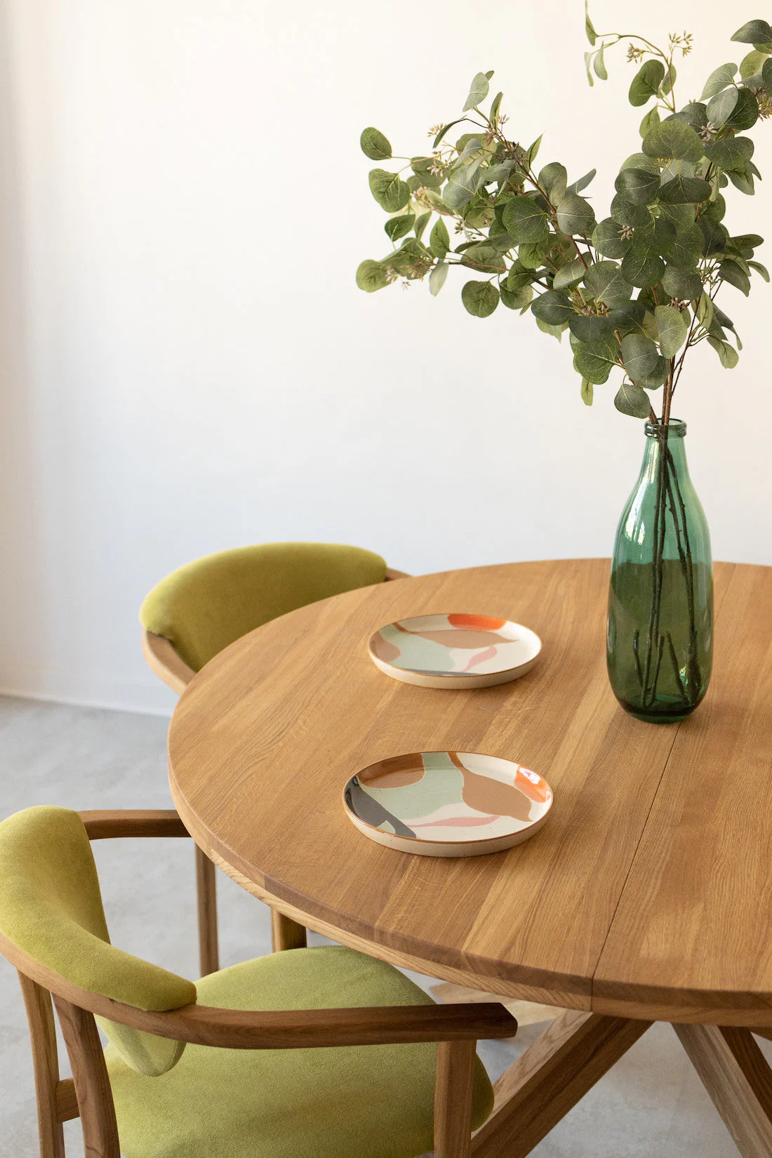 Mesa de comedor redonda y extensible de madera maciza de roble Holger | NordicStory - Image 3