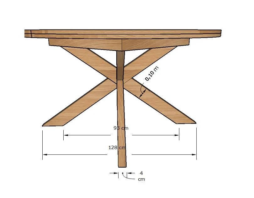 Mesa de comedor redonda y extensible de madera maciza de roble Holger | NordicStory - Image 7