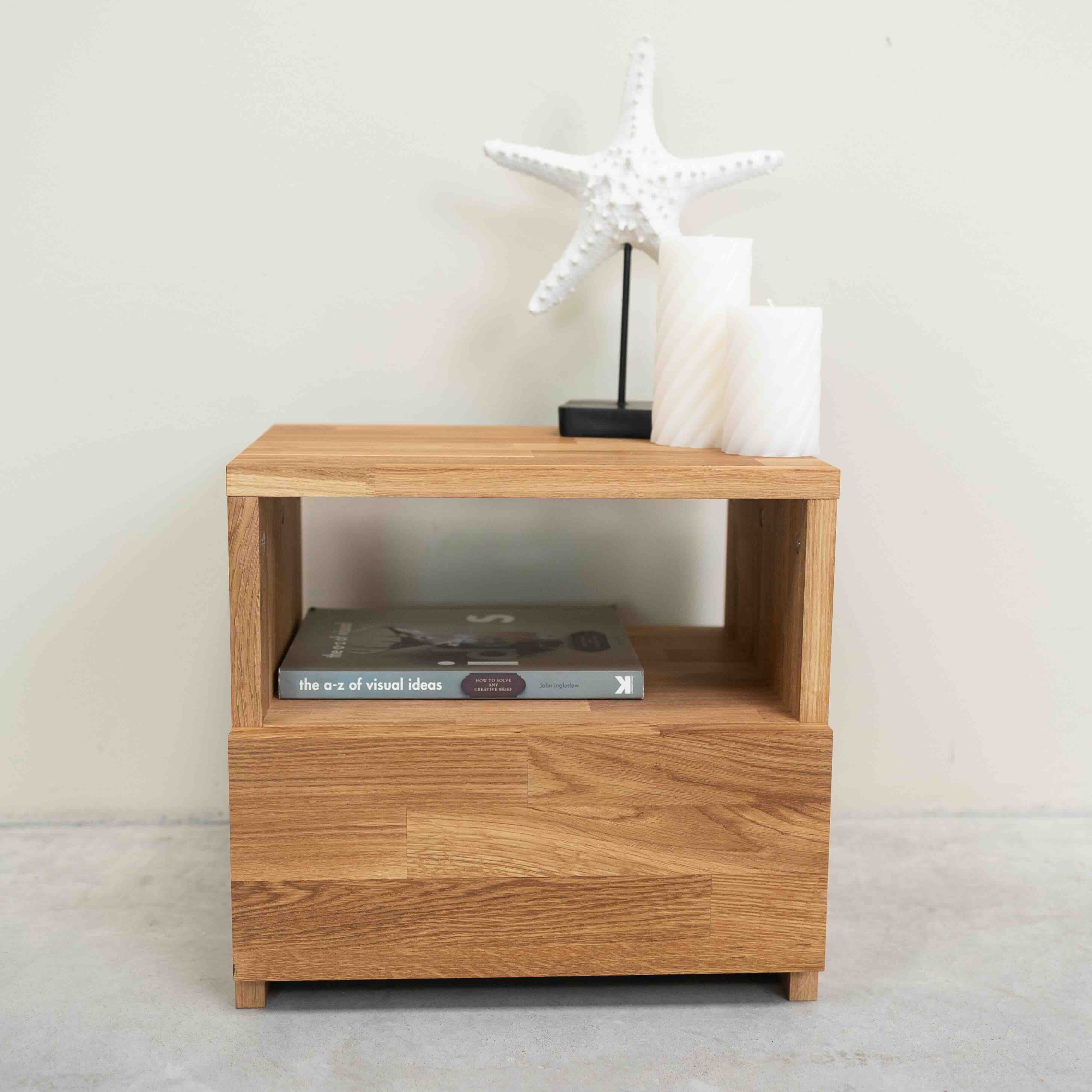 Mesita de noche de madera maciza de roble Denmark | NordicStory - Image 9