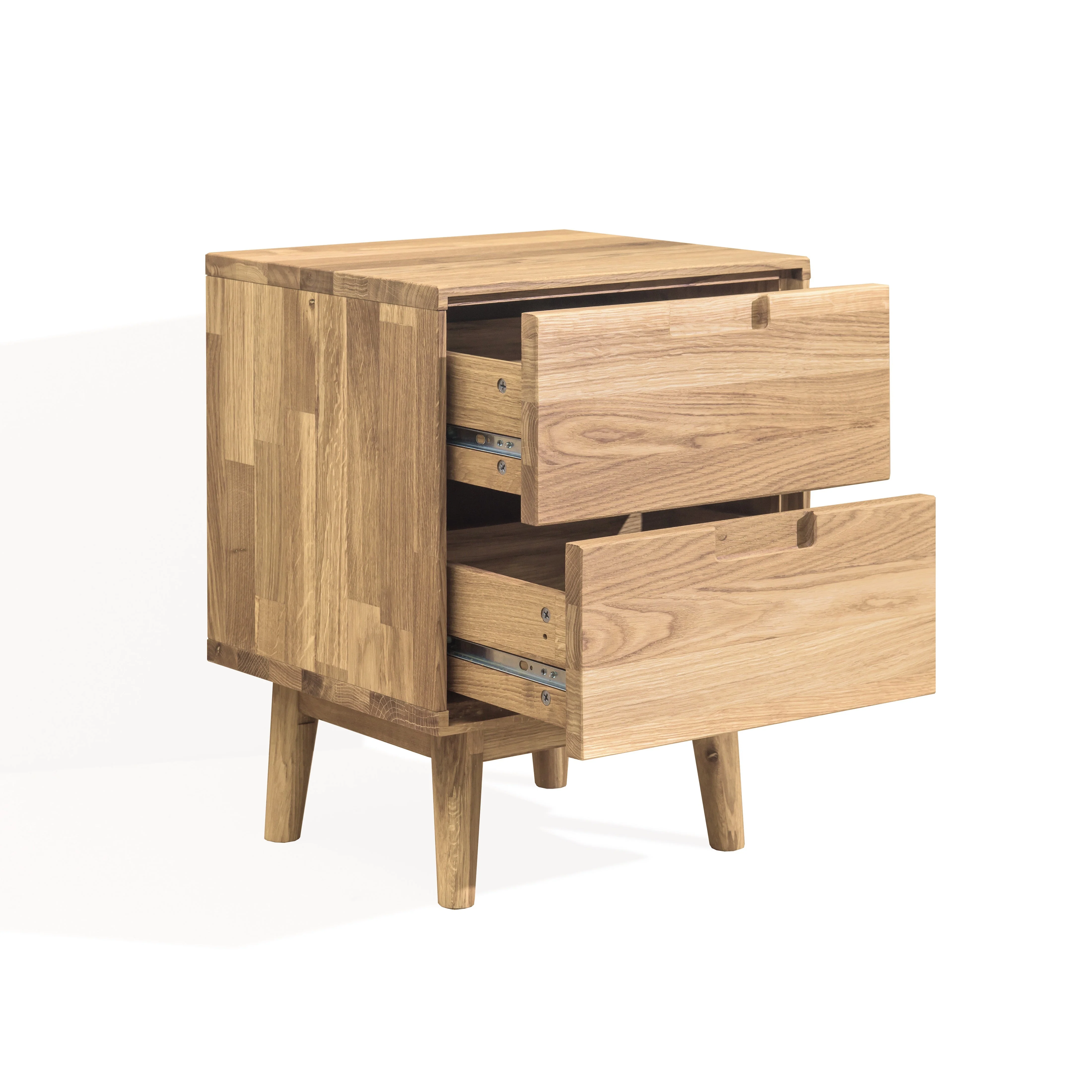 Mesita de noche de madera maciza de roble Escandi | NordicStory - Image 7