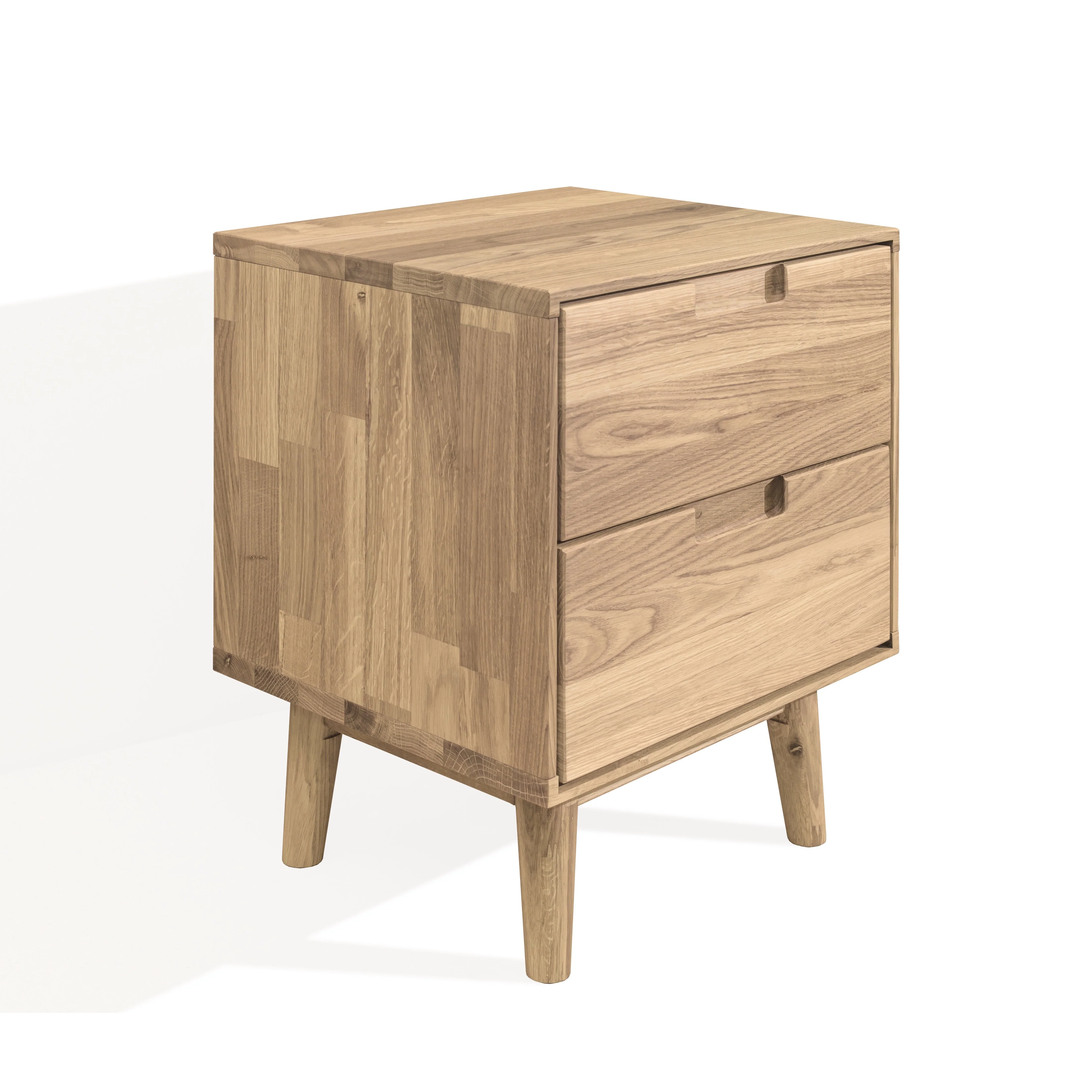 Mesita de noche de madera maciza de roble Escandi | NordicStory - Image 8