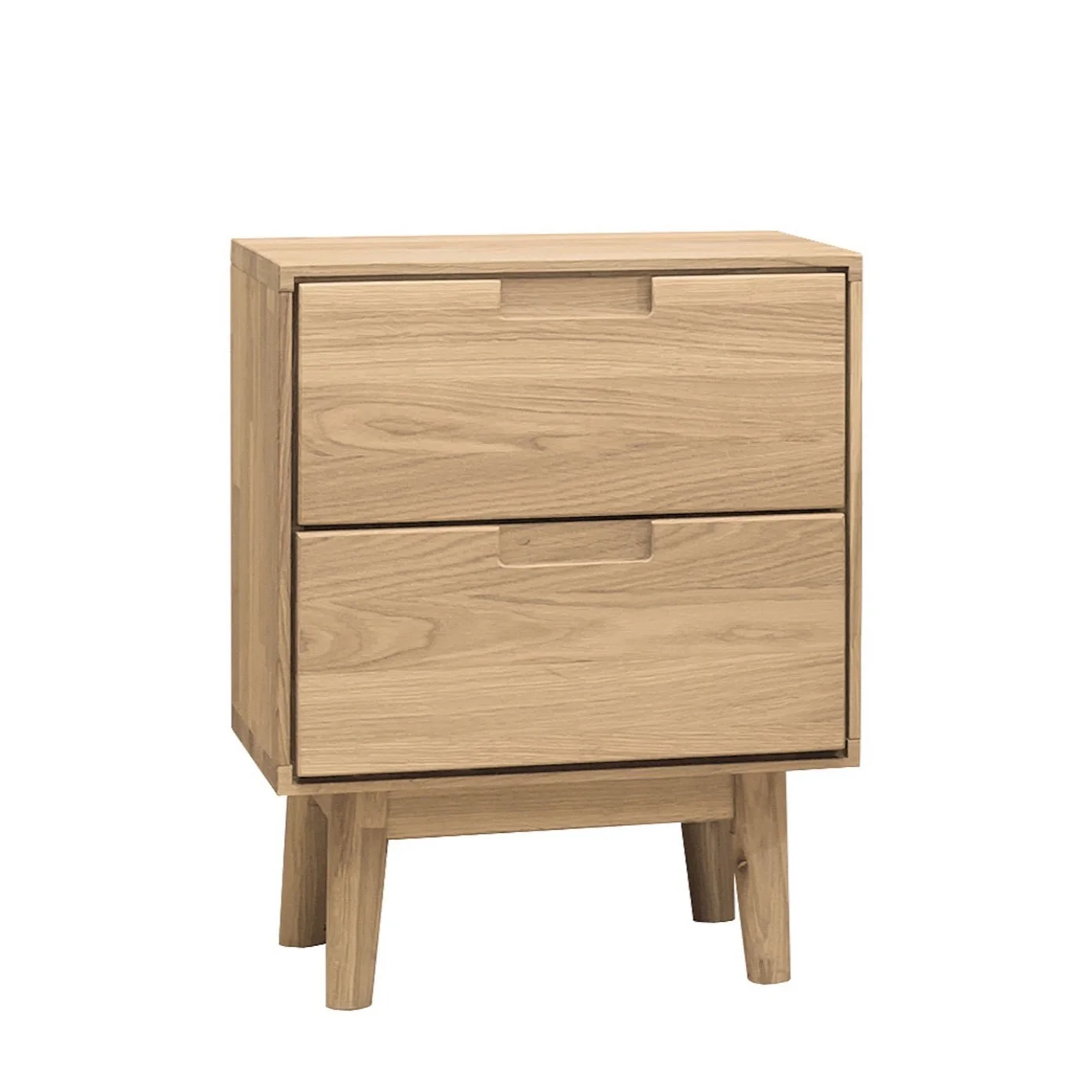 Mesita de noche de madera maciza de roble Escandi | NordicStory - Image 9