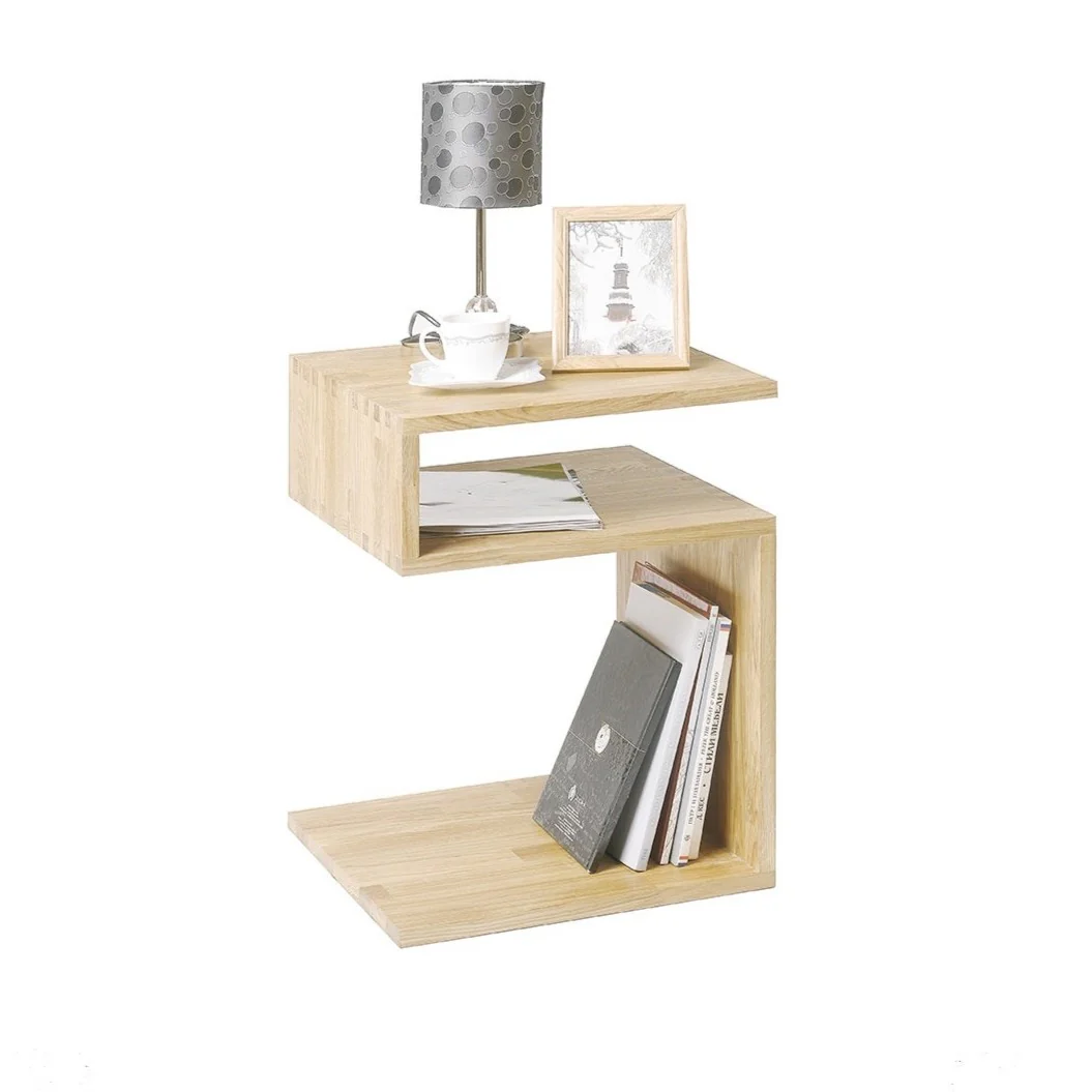 Mesa auxiliar de madera maciza de roble Sofi | NordicStory - Image 12