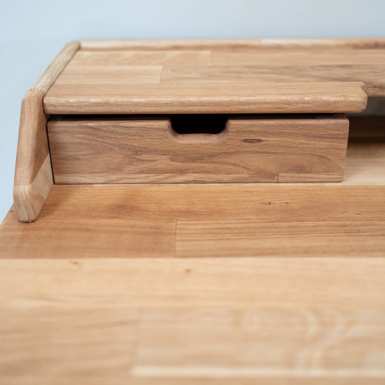 Mesa escritorio de madera maciza de roble Ana | NordicStory - Image 4