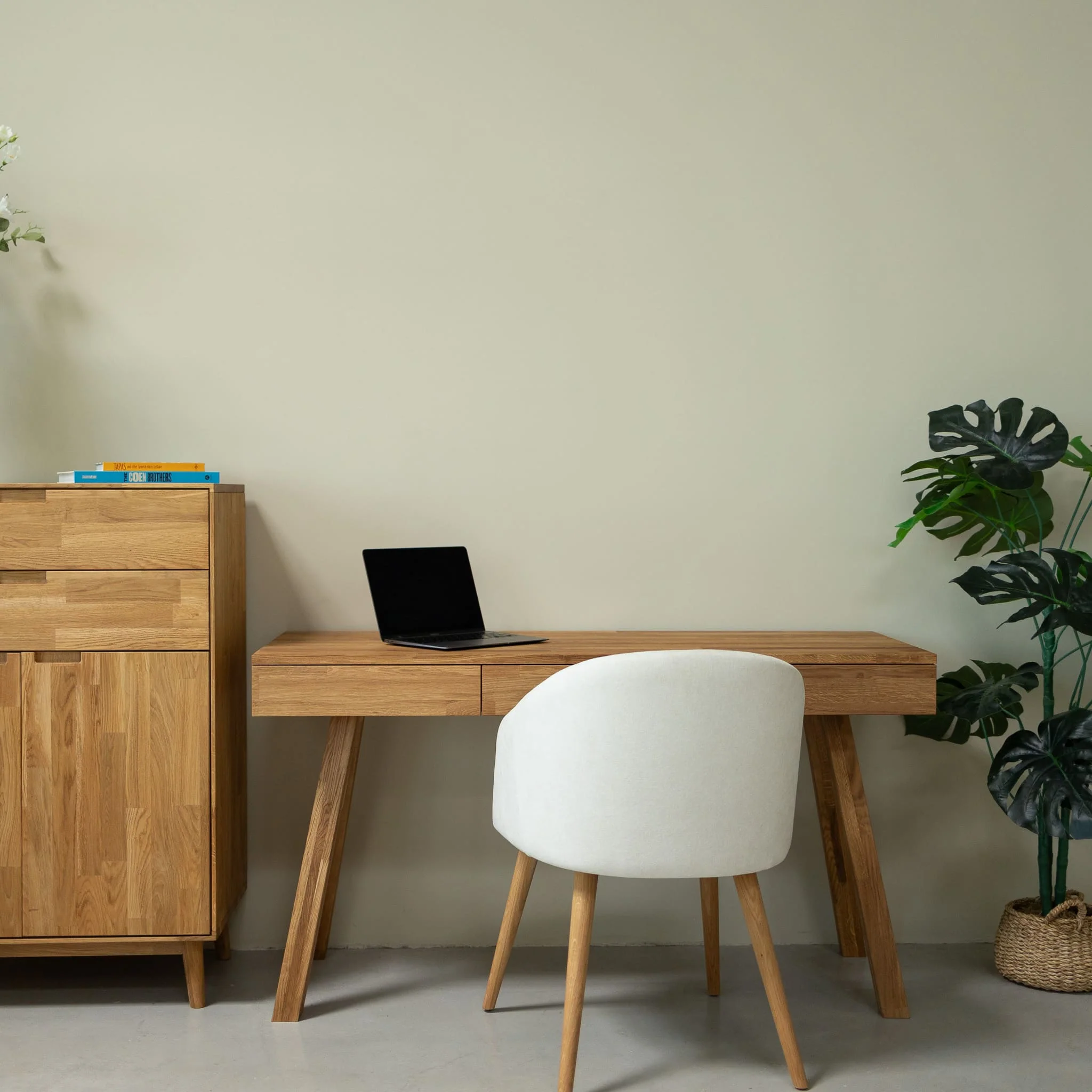 Mesa escritorio de madera maciza de roble Einstein I | NordicStory - Image 3