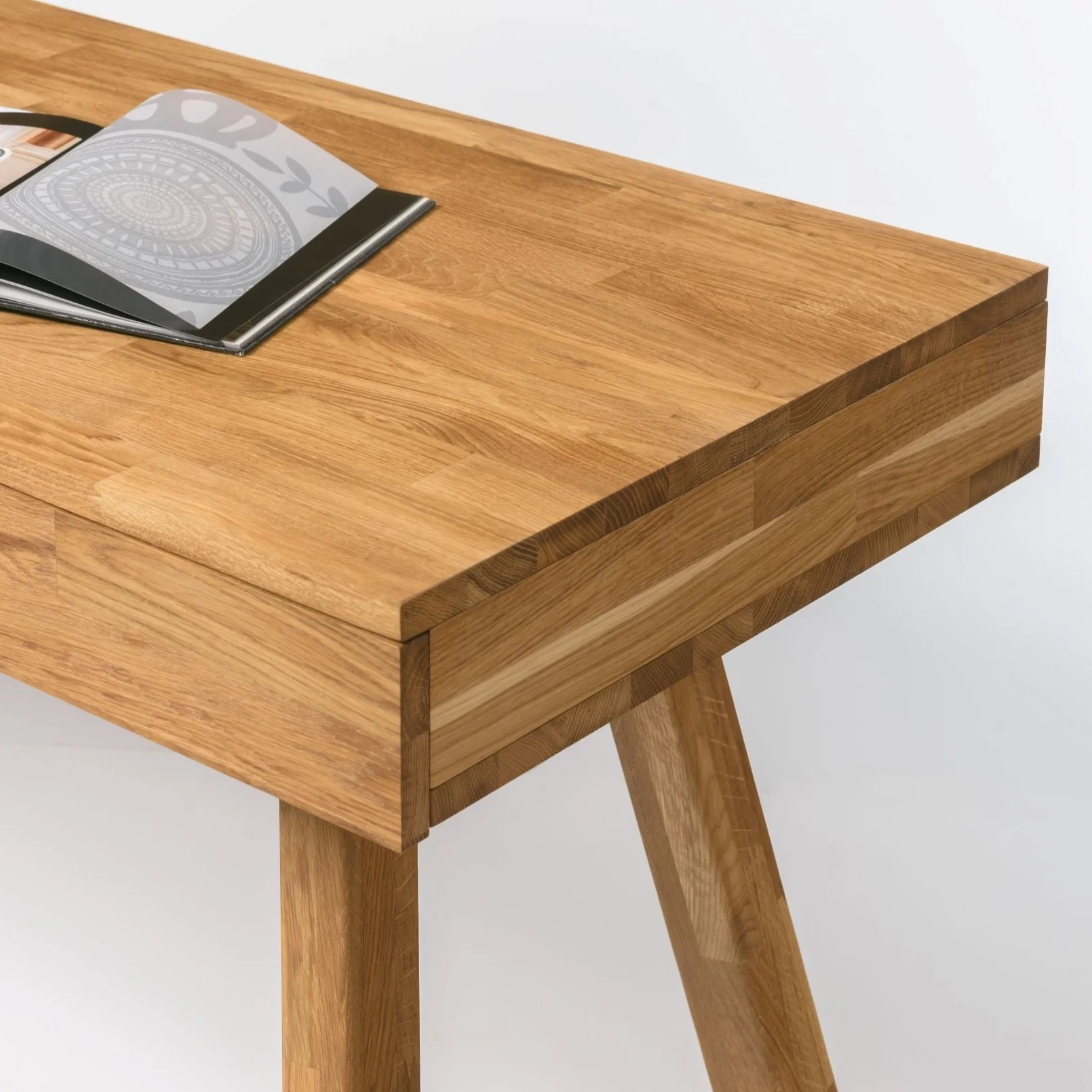 Mesa escritorio de madera maciza de roble Einstein I | NordicStory - Image 6