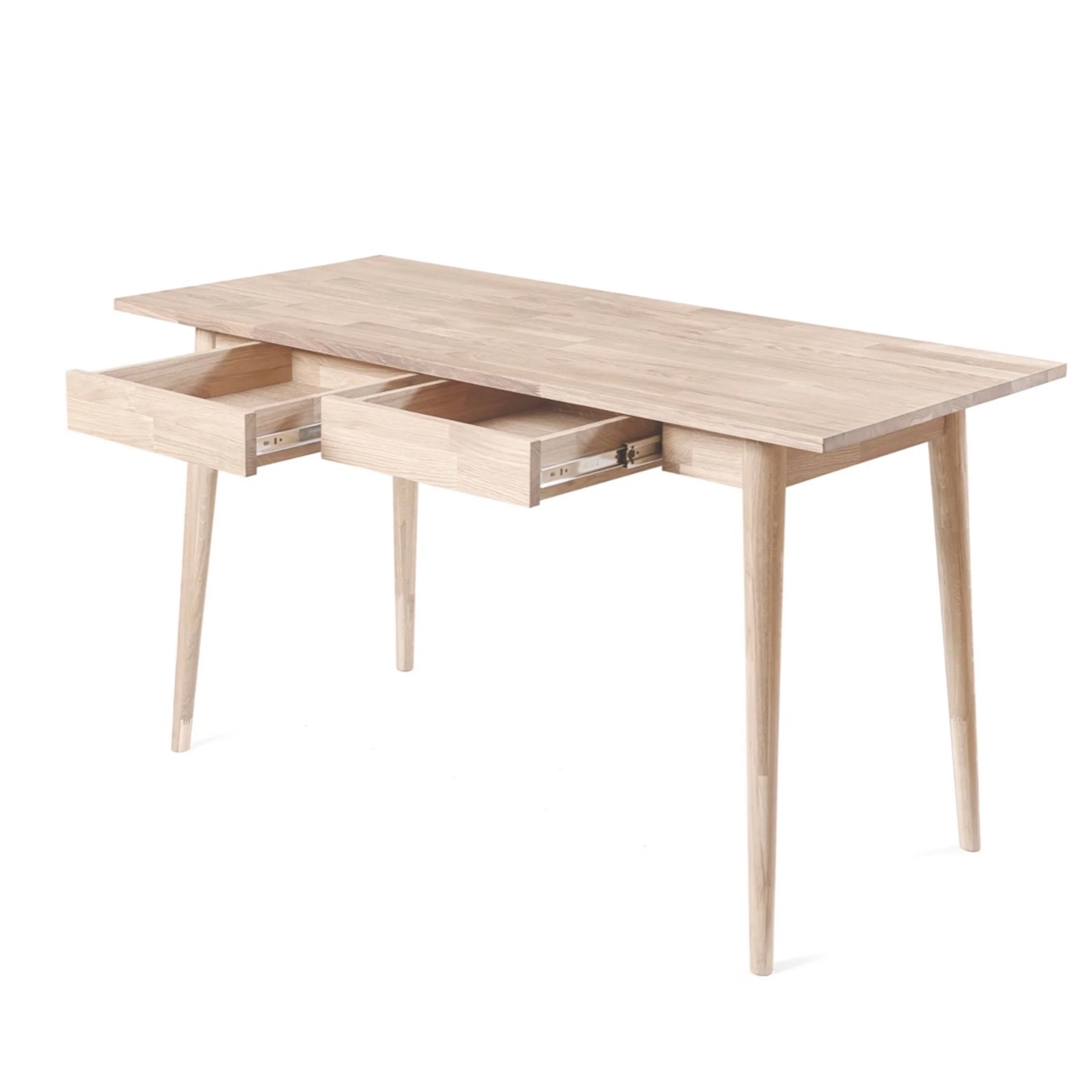 Mesa escritorio de madera maciza de roble Escandi | NordicStory - Image 10