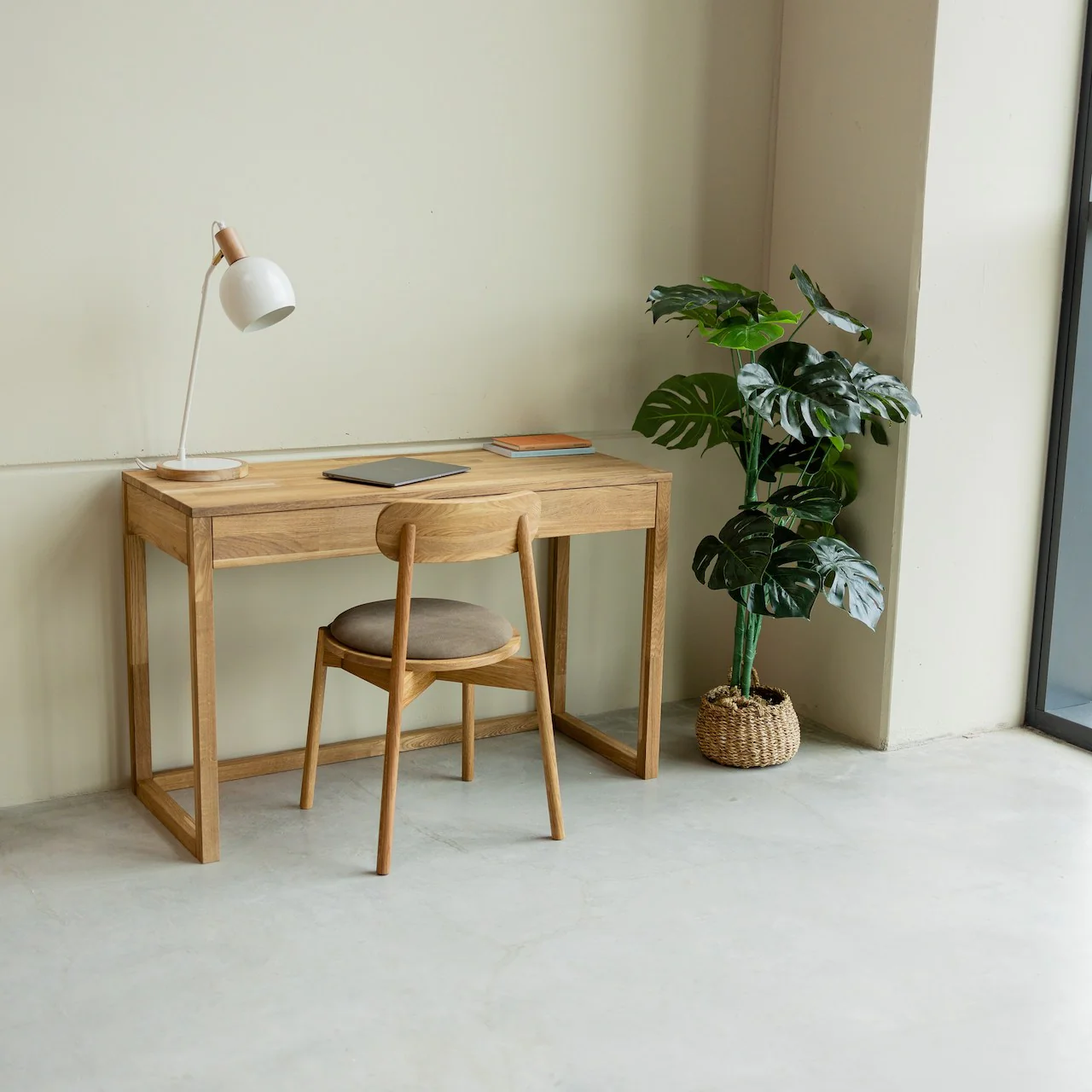 Mesa escritorio, tocador de madera maciza de roble Denmark | NordicStory - Image 7