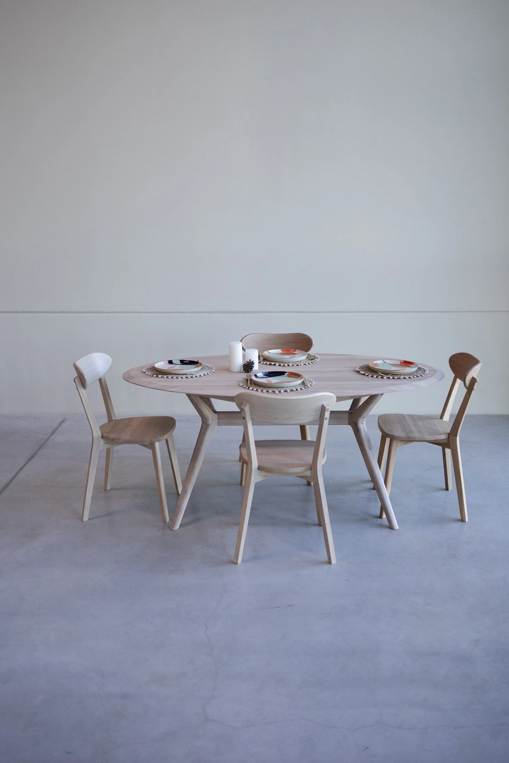 Mesa extensible de comedor de madera maciza de roble Carmen | NordicStory - Image 11