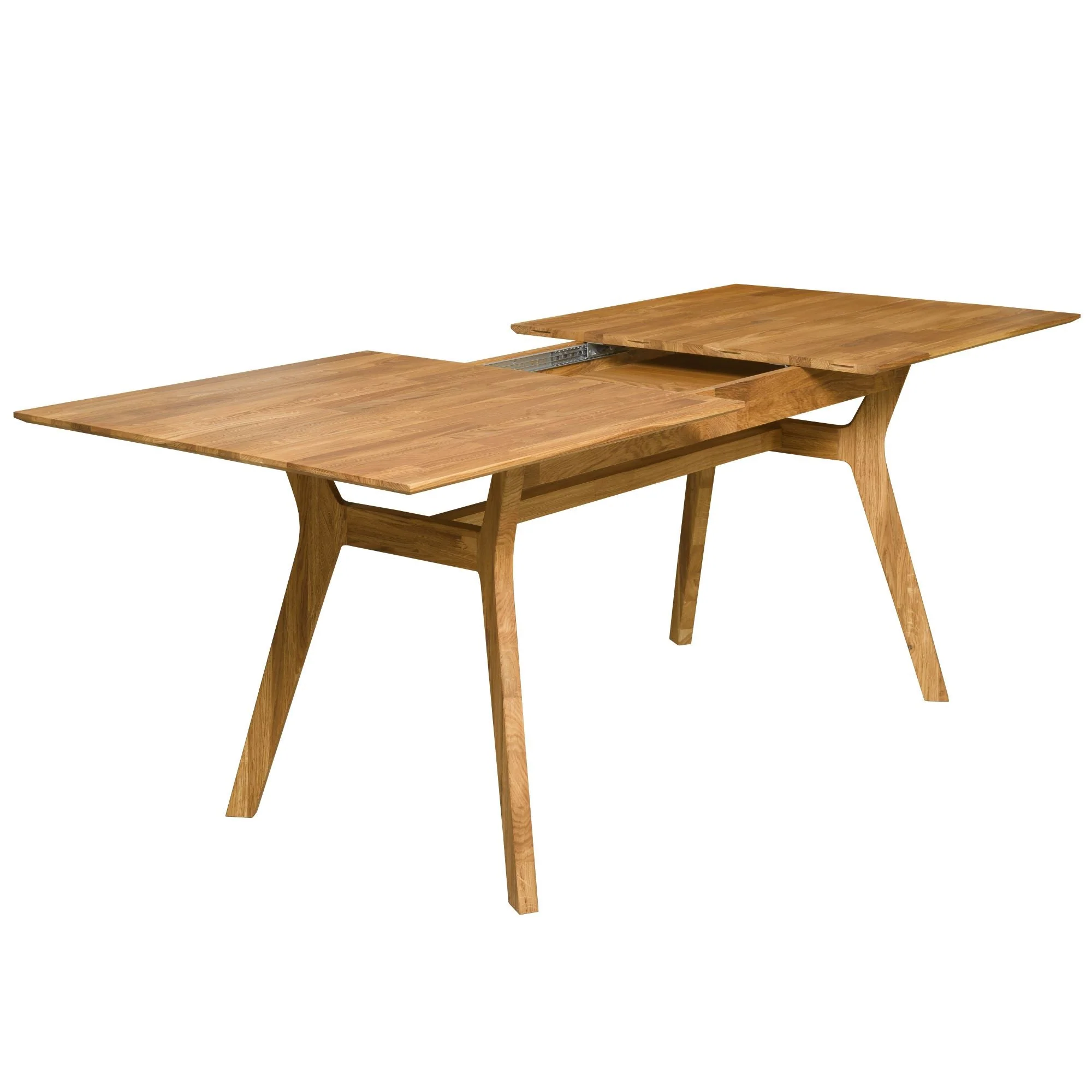 Mesa extensible de comedor de madera maciza de roble Harold | NordicStory - Image 16